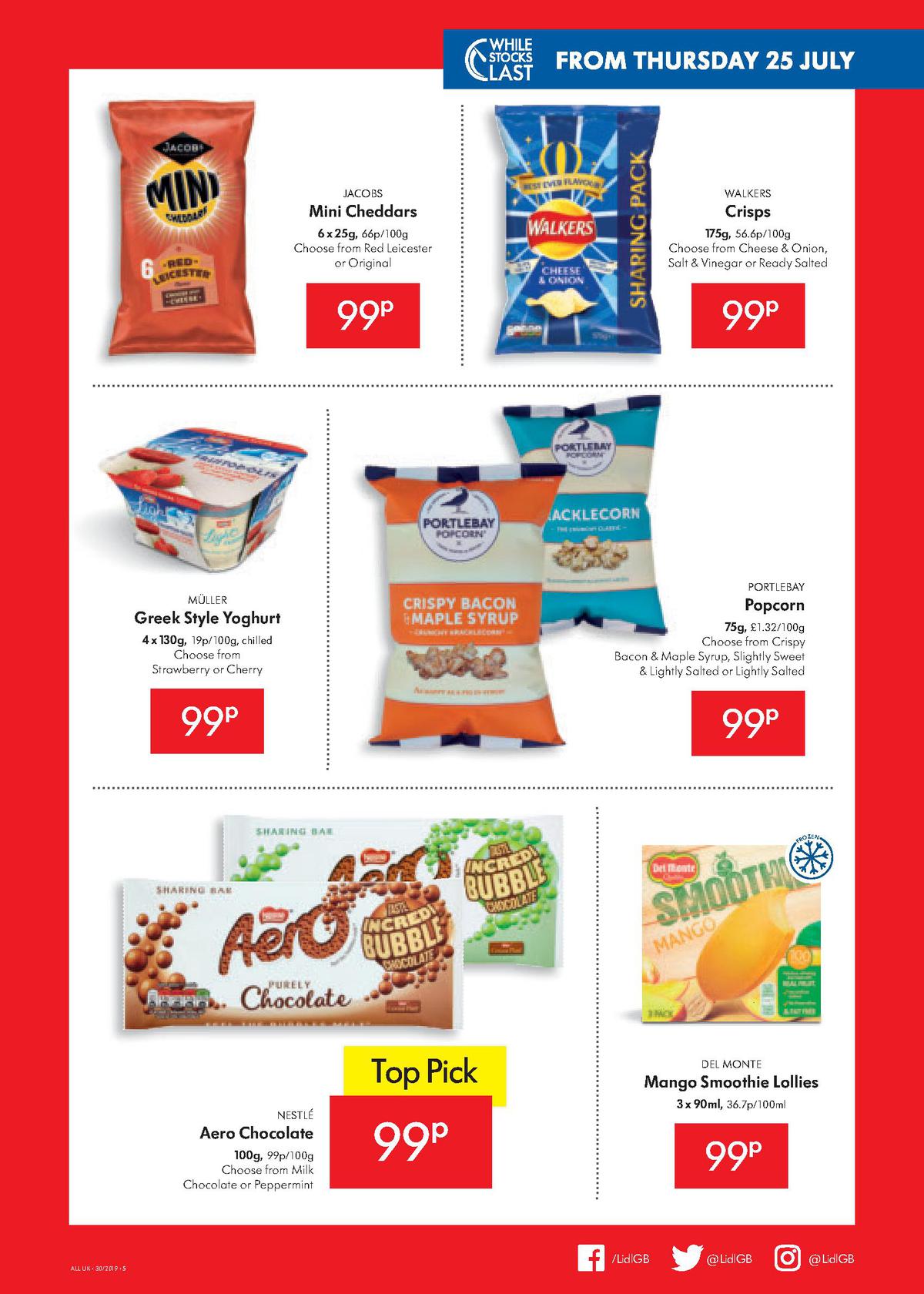 LIDL Offers from 25 July