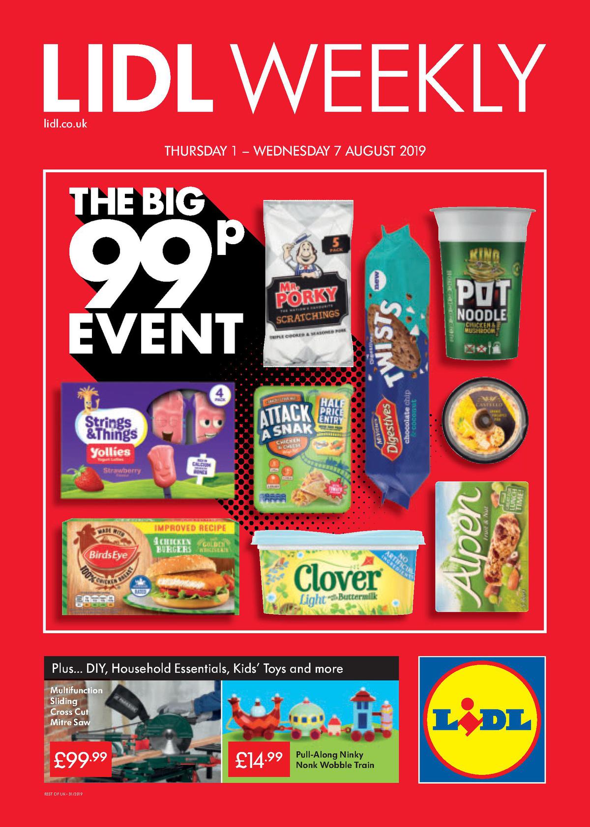 LIDL Offers from 1 August