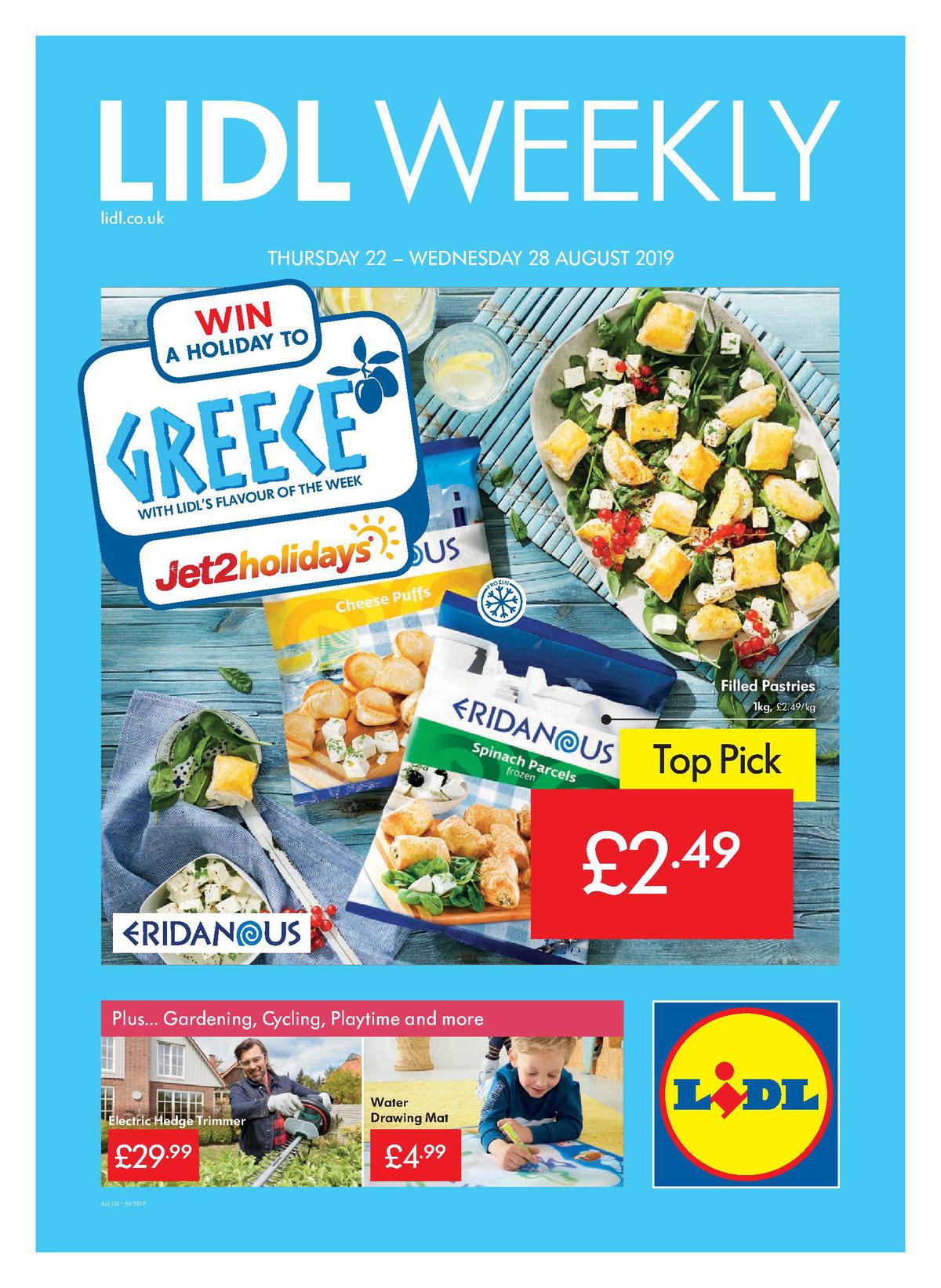 LIDL Offers from 22 August