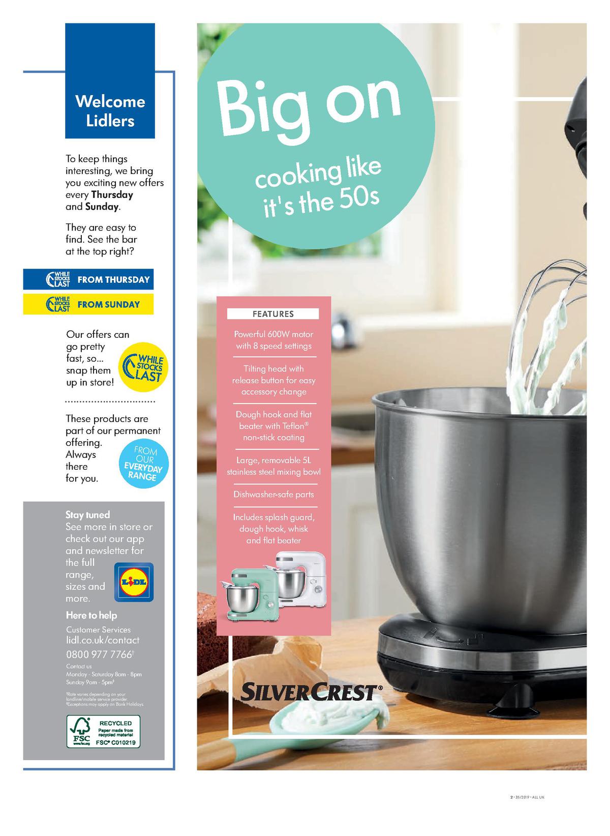 LIDL Offers from 29 August