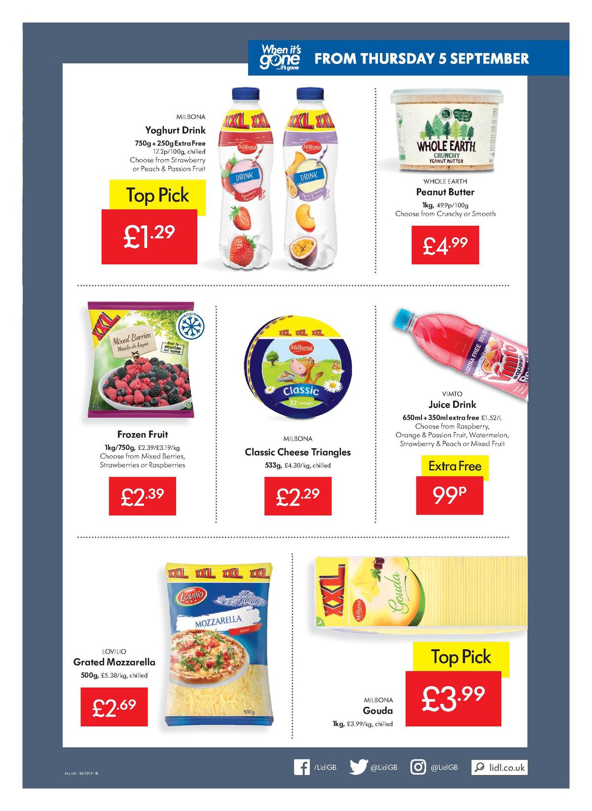 LIDL Offers from 5 September