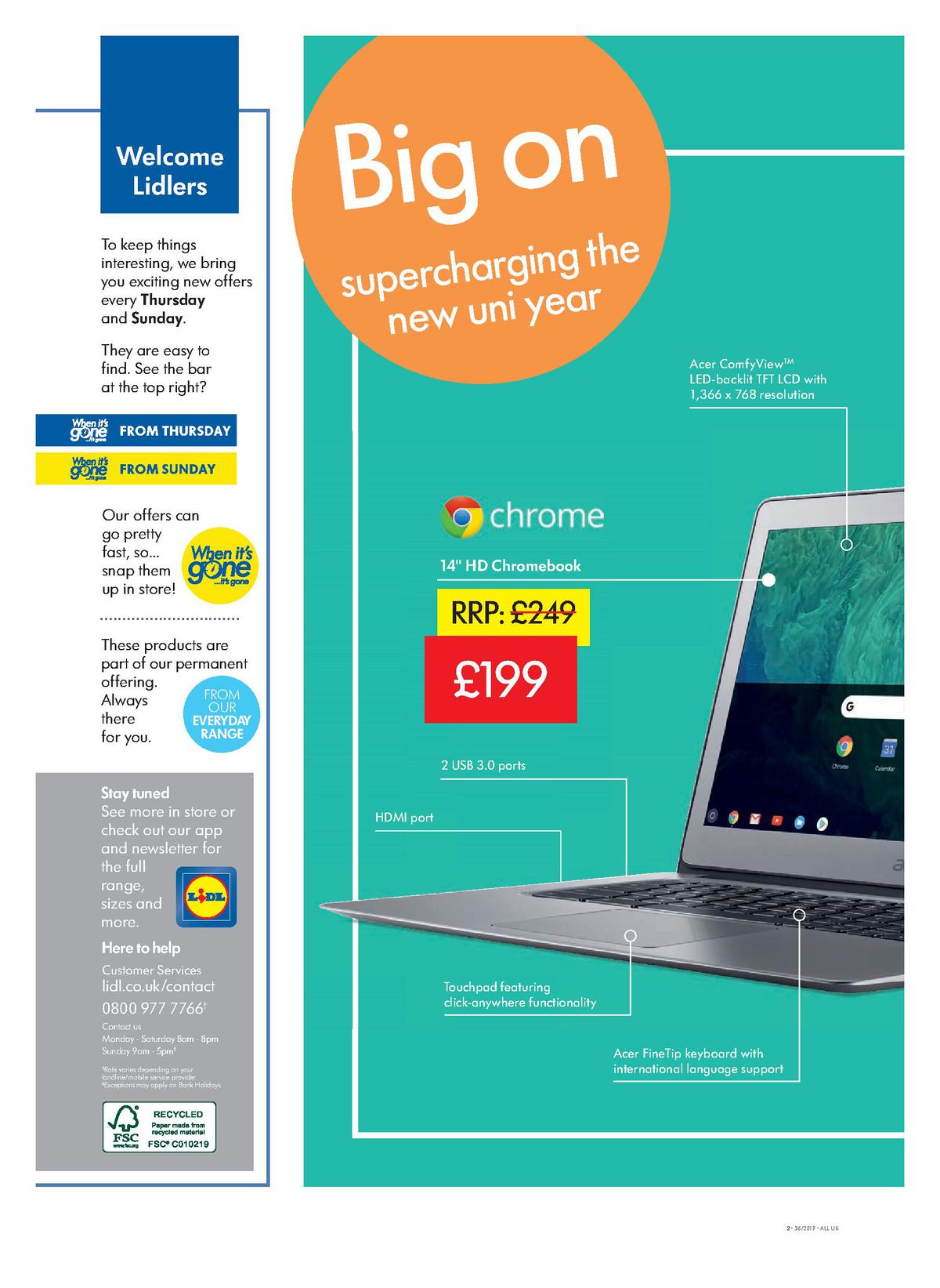 LIDL Offers from 5 September