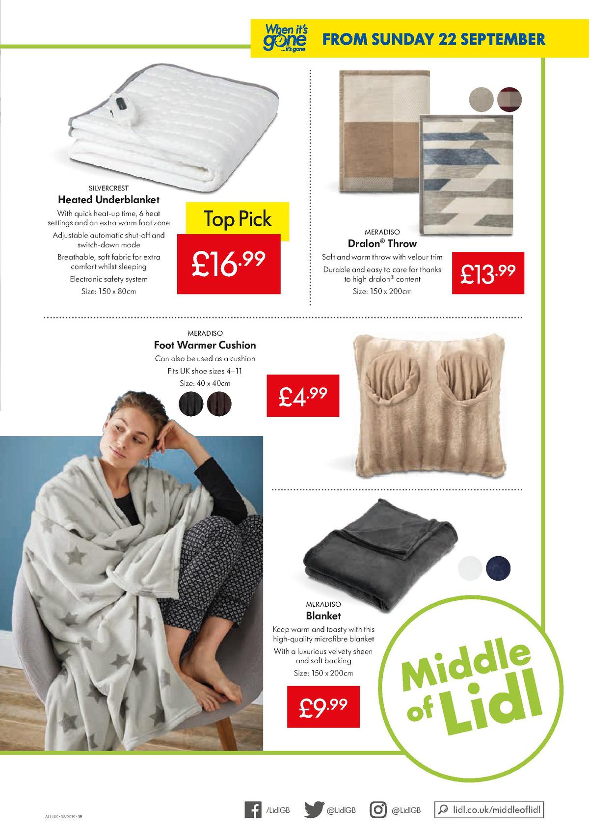 LIDL Offers from 19 September