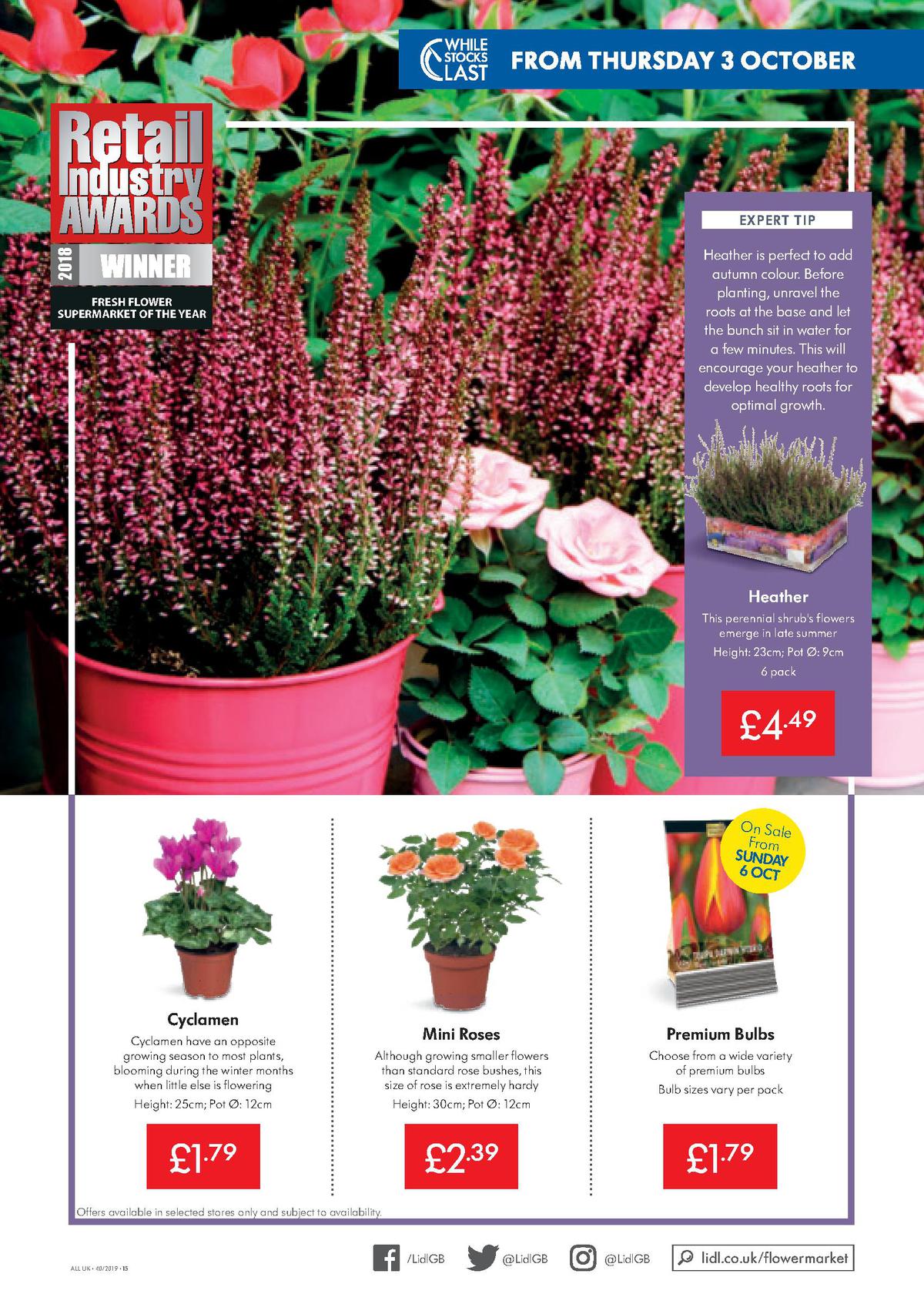 LIDL Offers from 3 October