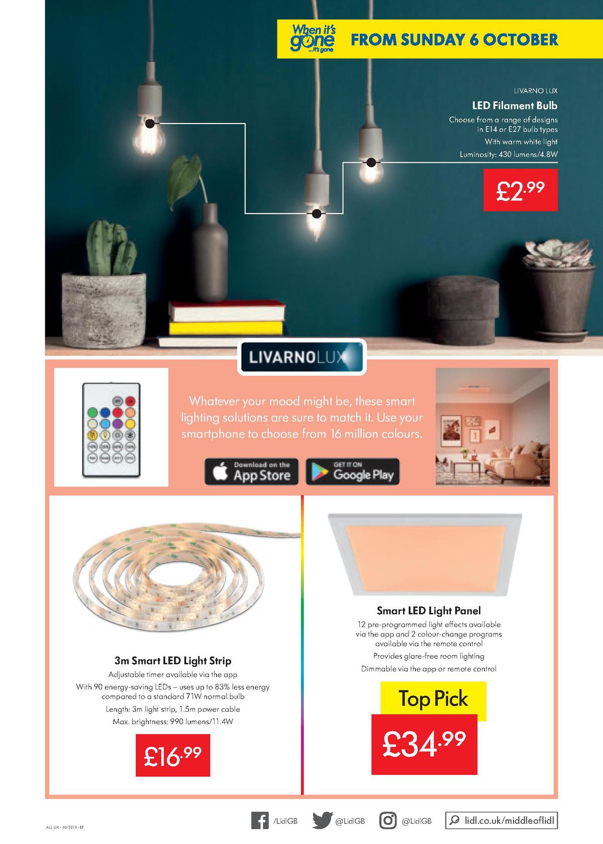 LIDL Offers from 3 October