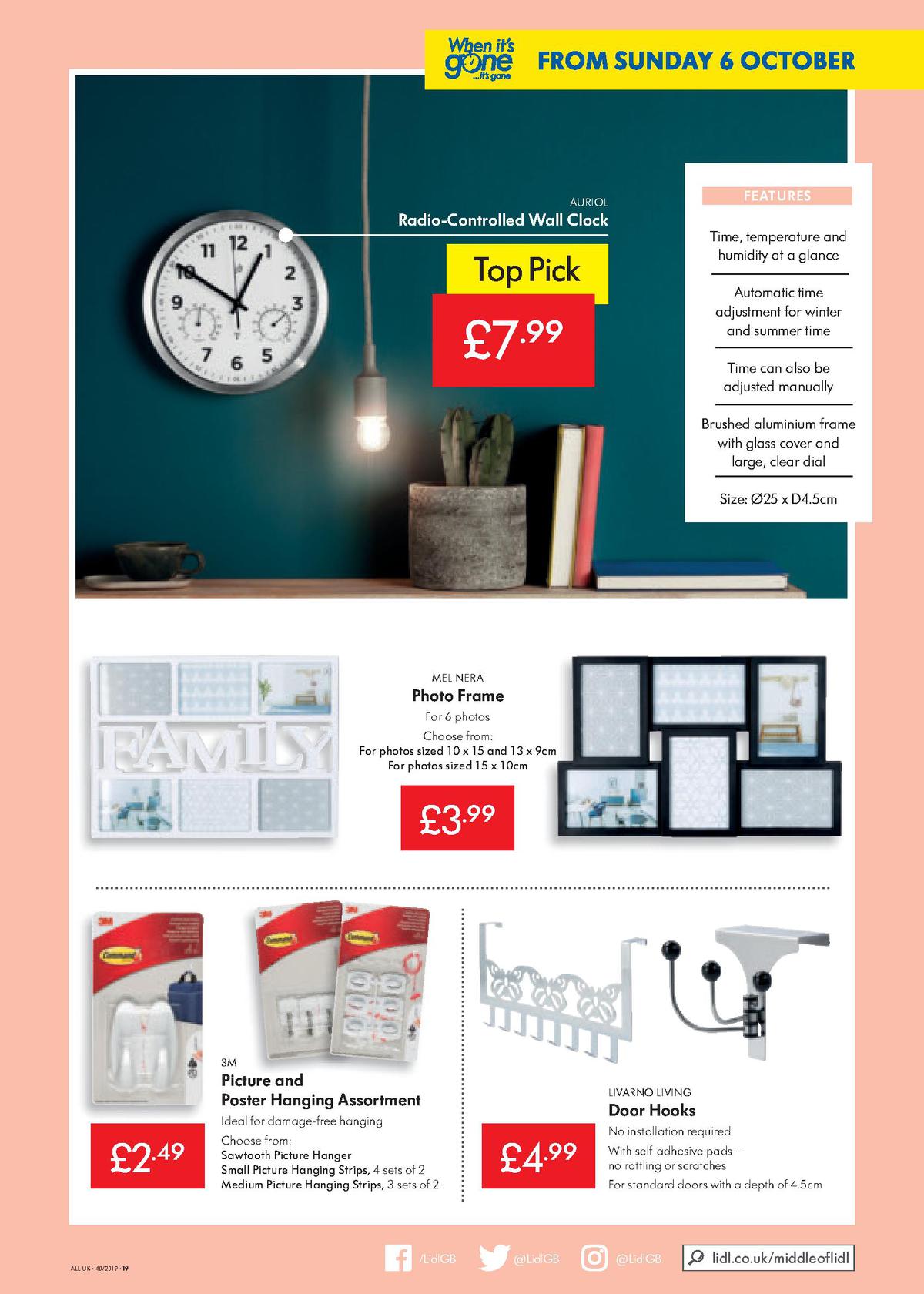 LIDL Offers from 3 October