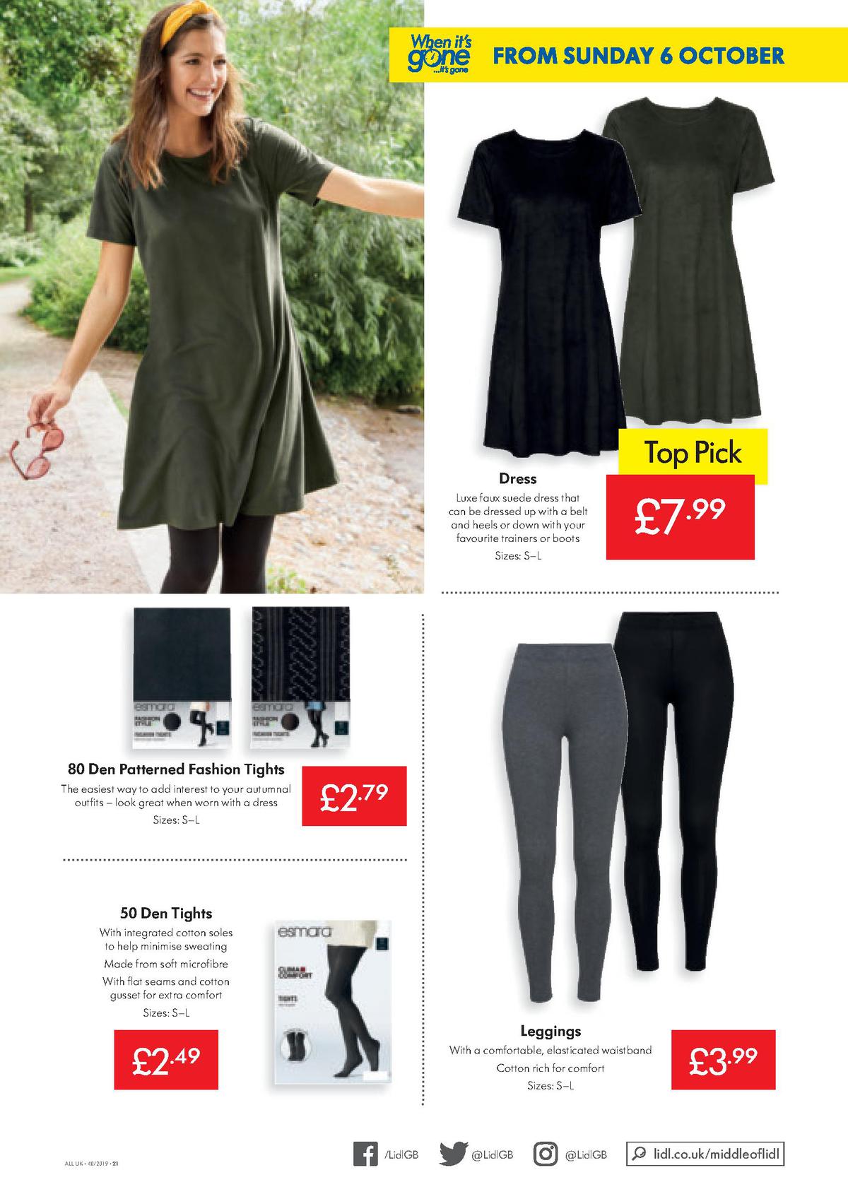 LIDL Offers from 3 October