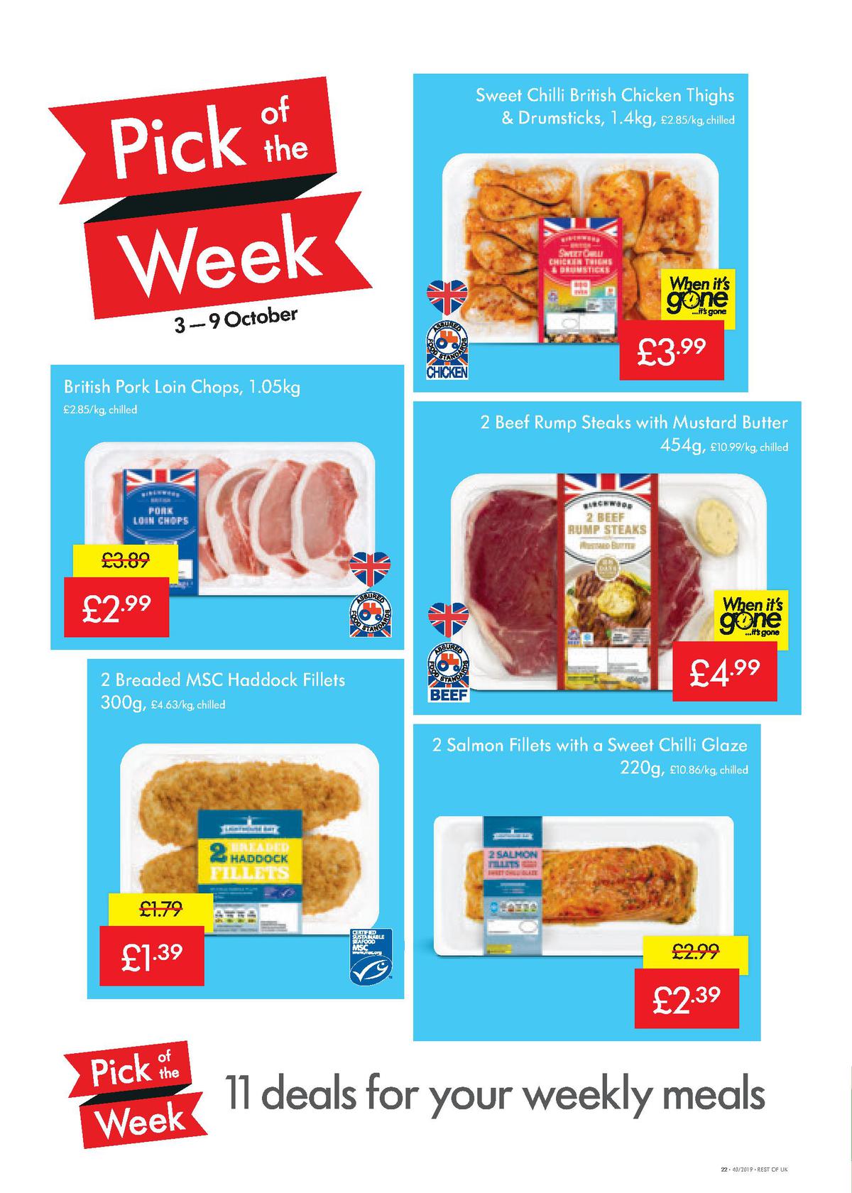 LIDL Offers from 3 October