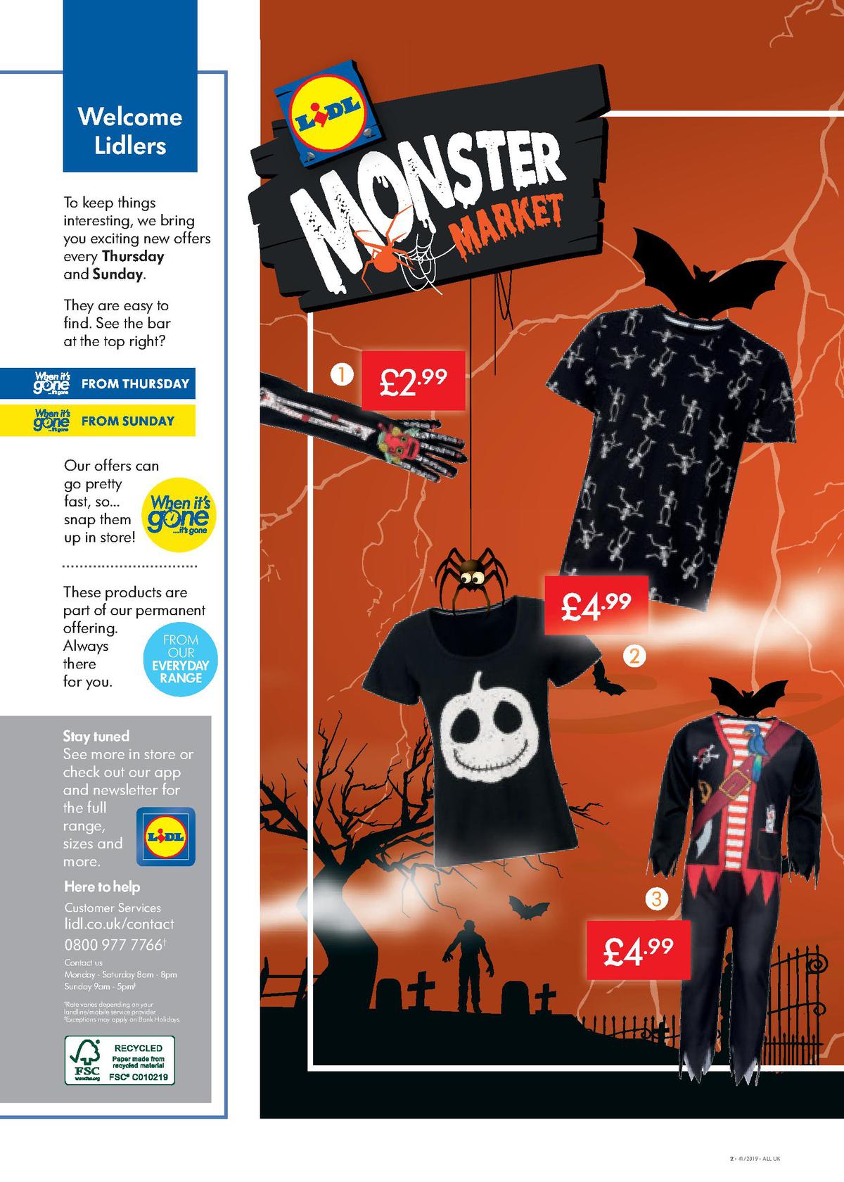 LIDL Offers from 10 October