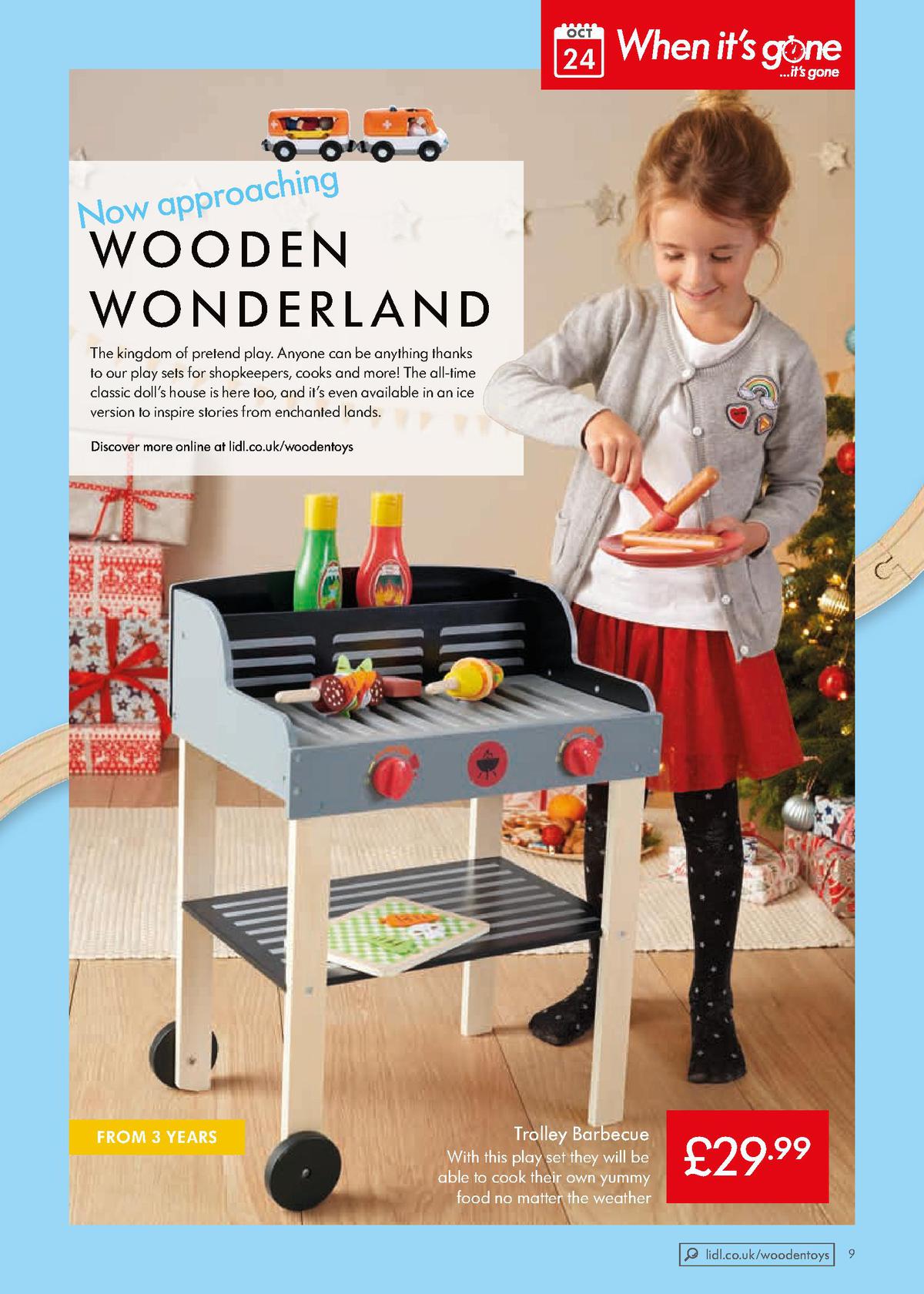 LIDL Lidl Wooden Toys Offers from 24 October