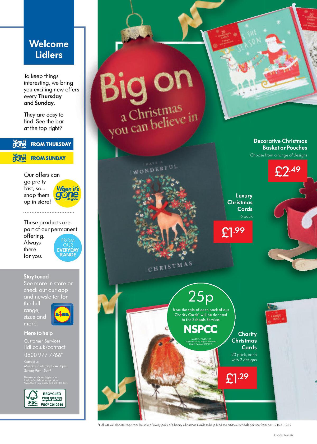 LIDL Offers from 7 November