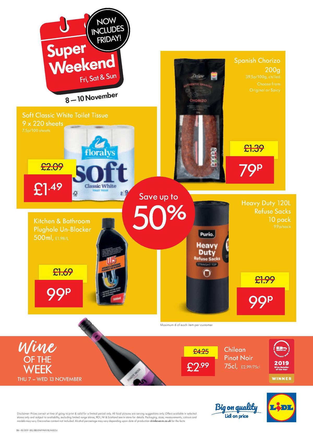 LIDL Offers from 7 November