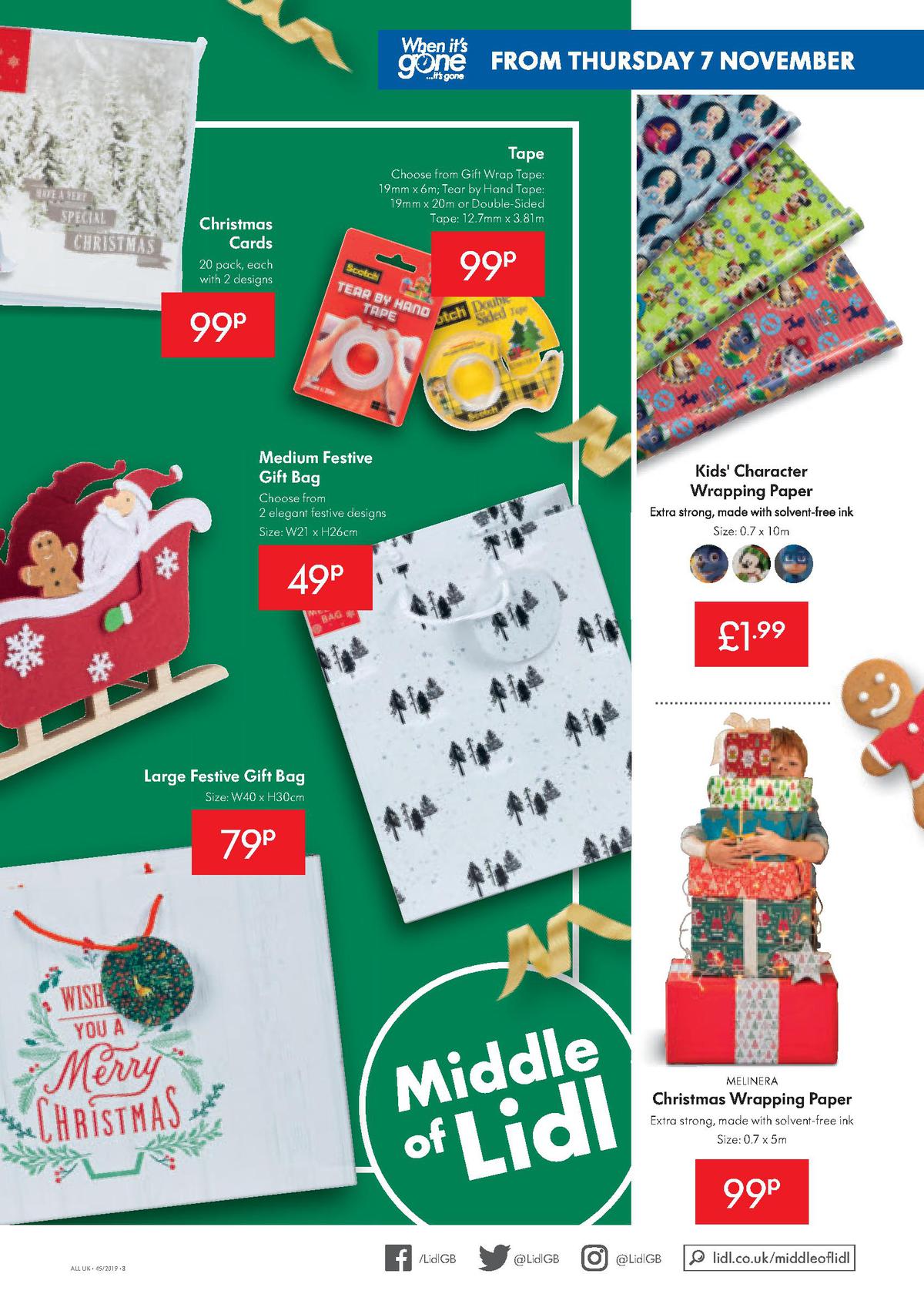 LIDL Offers from 7 November