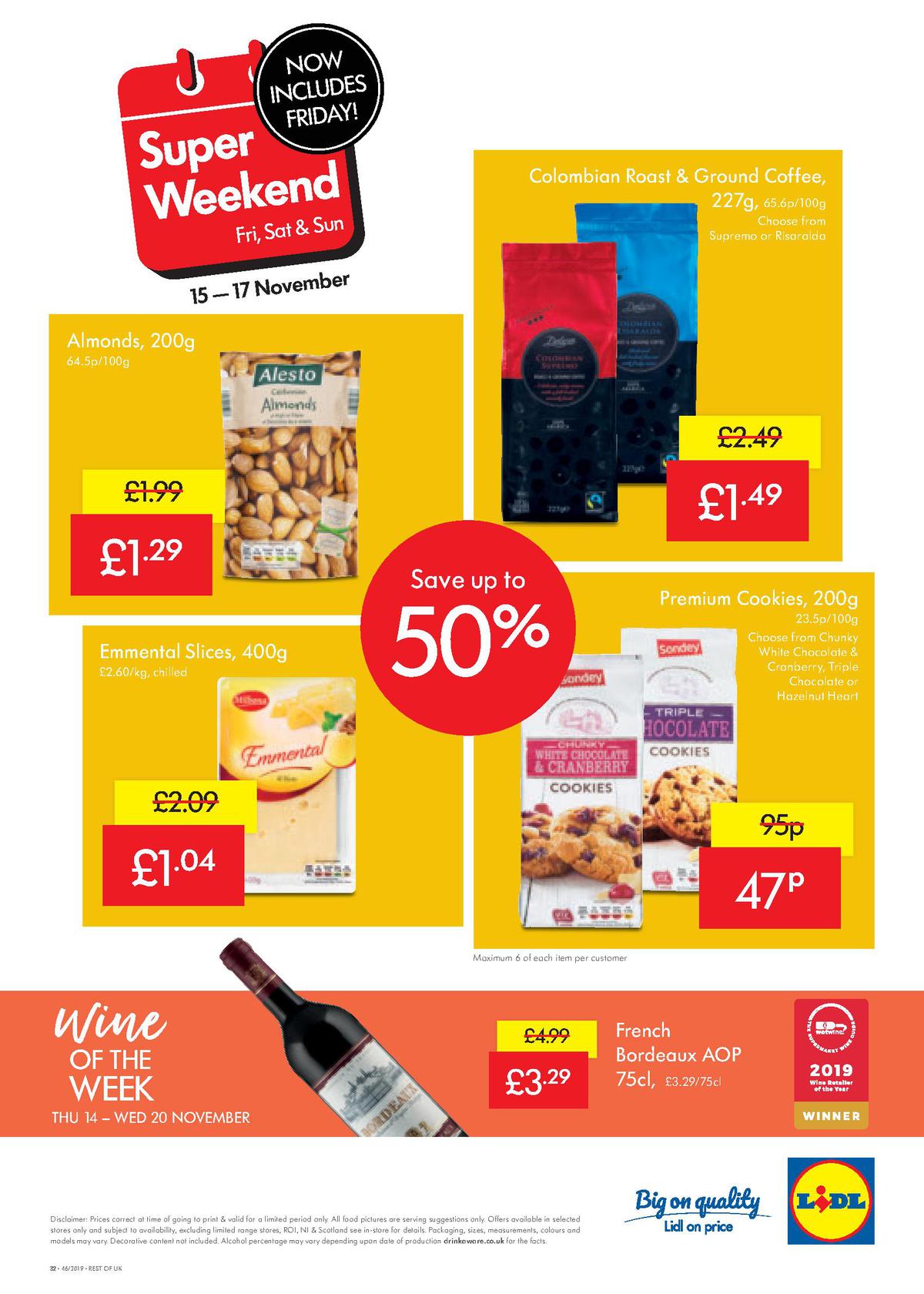LIDL Offers from 14 November