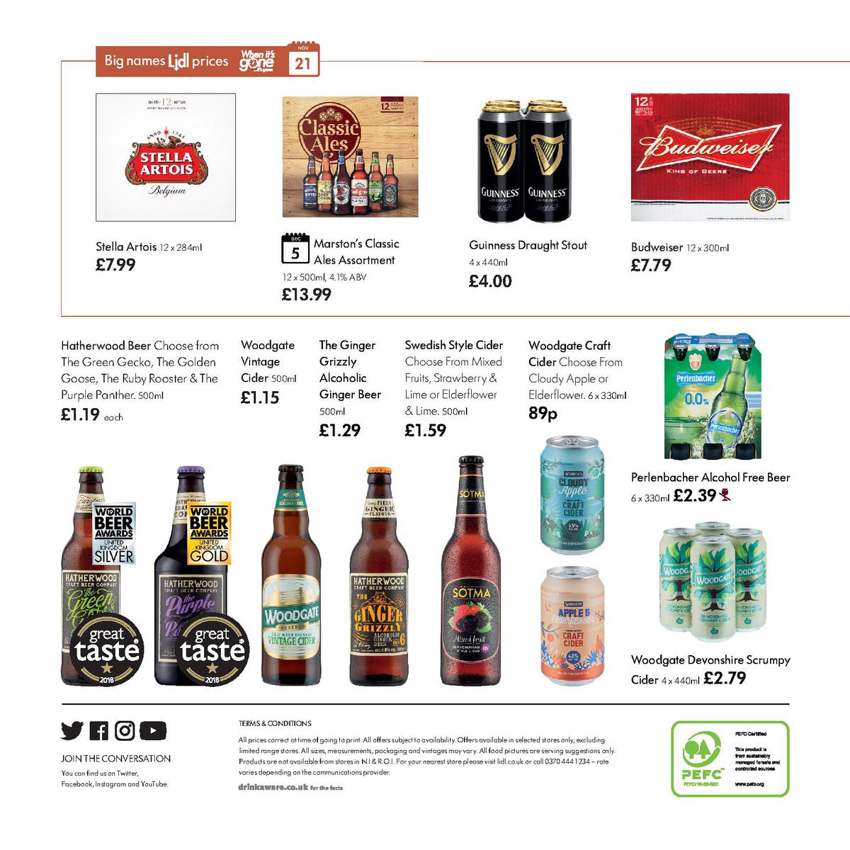 LIDL Sprits Magazine Offers from 10 November