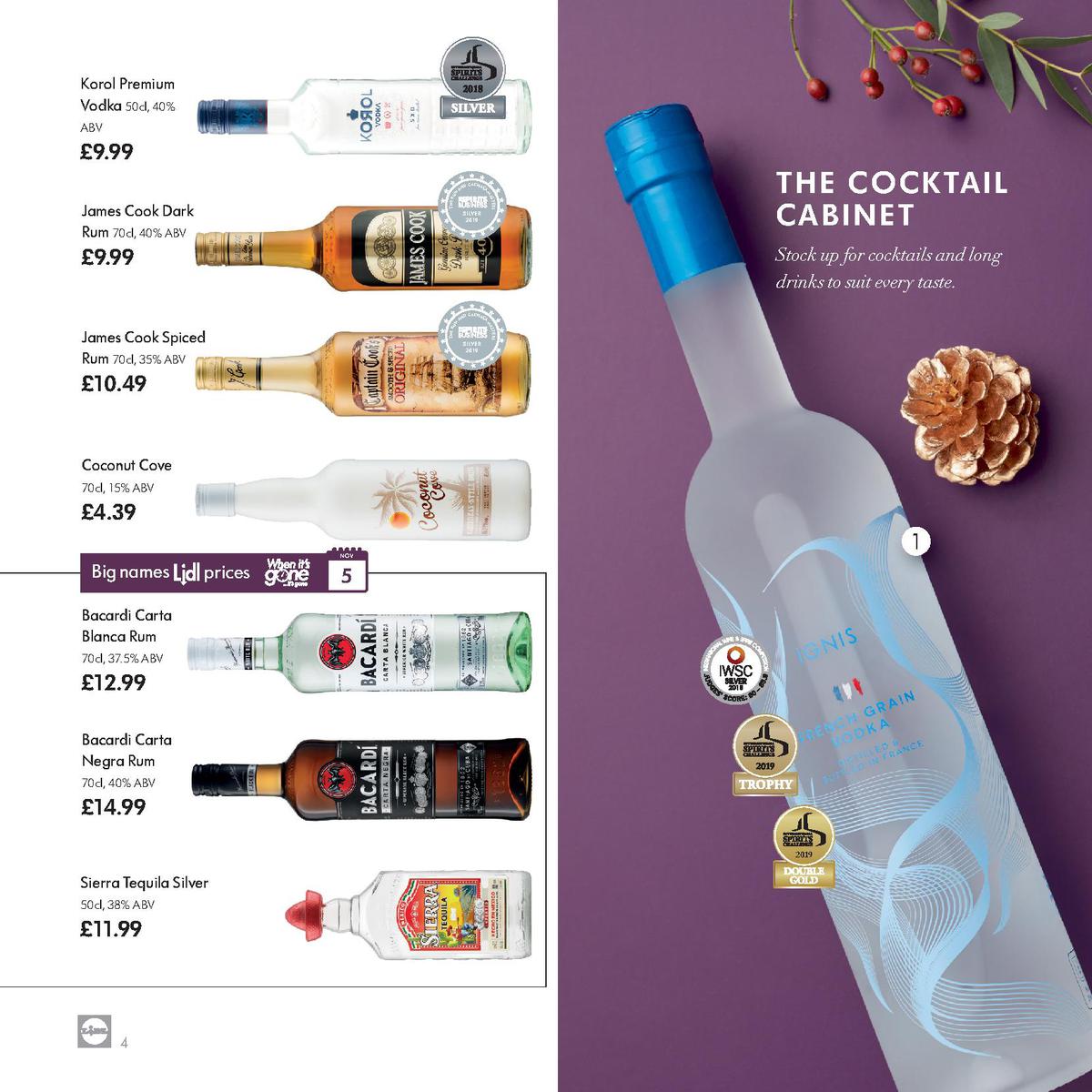 LIDL Sprits Magazine Offers from 10 November