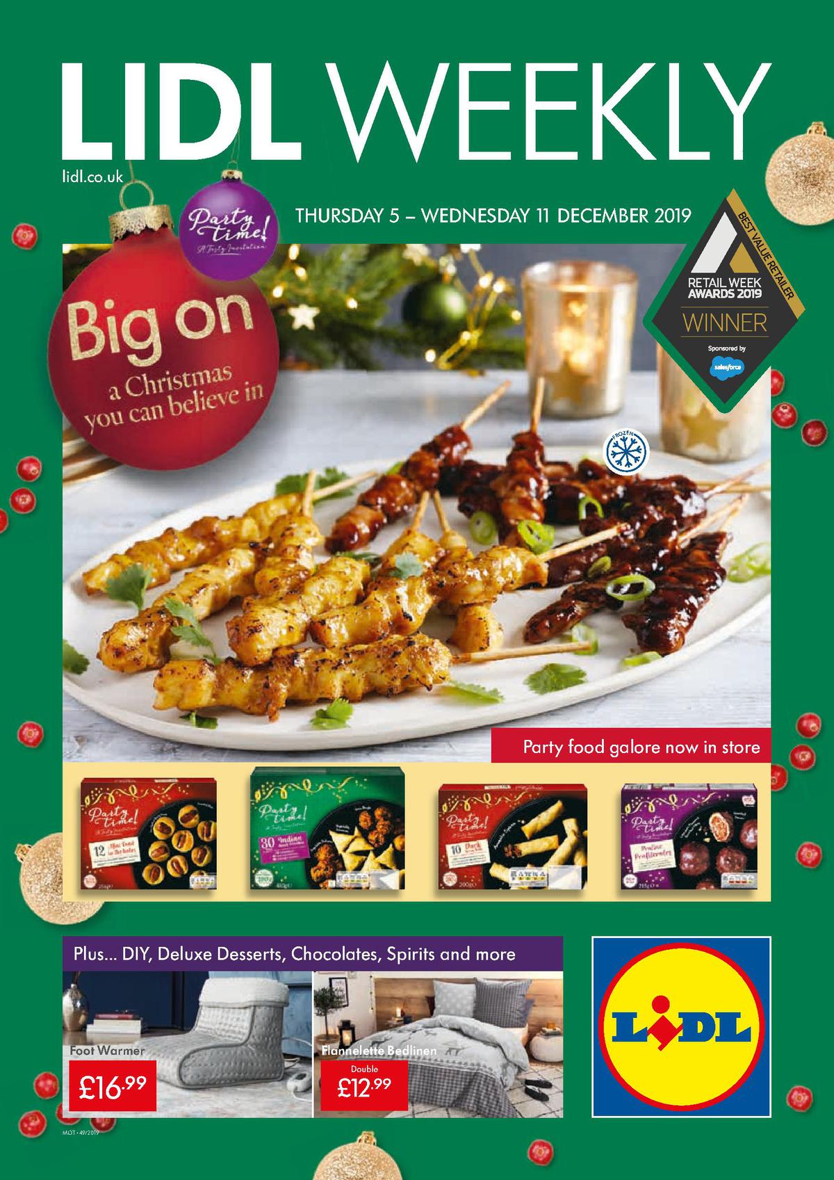 LIDL Offers from 5 December