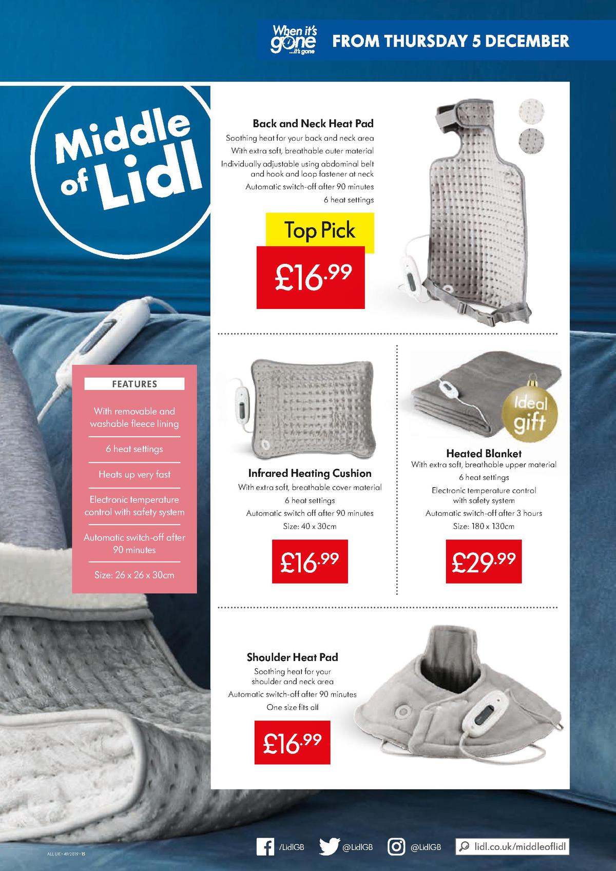 LIDL Offers from 5 December