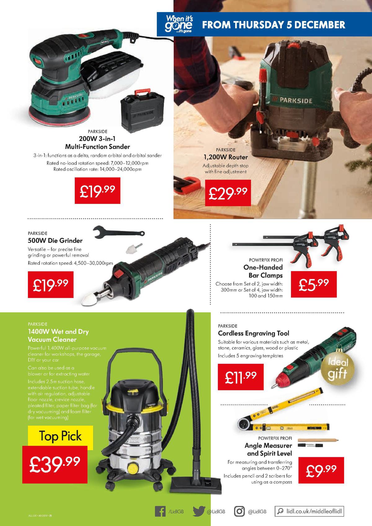 LIDL Offers from 5 December