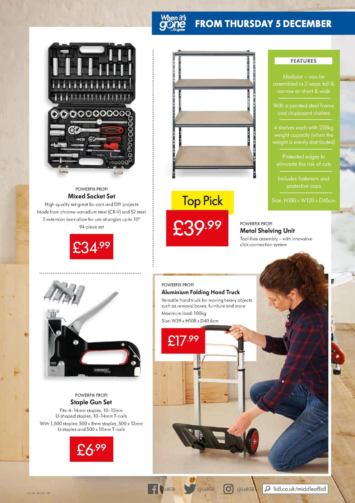 LIDL Offers from 5 December