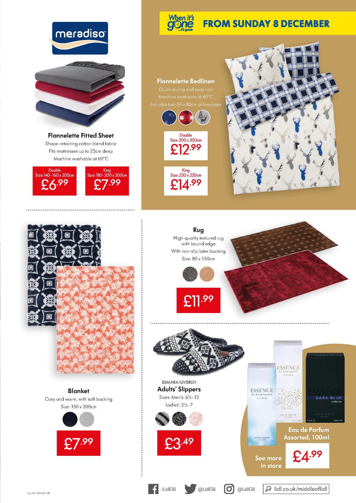 LIDL Offers from 5 December