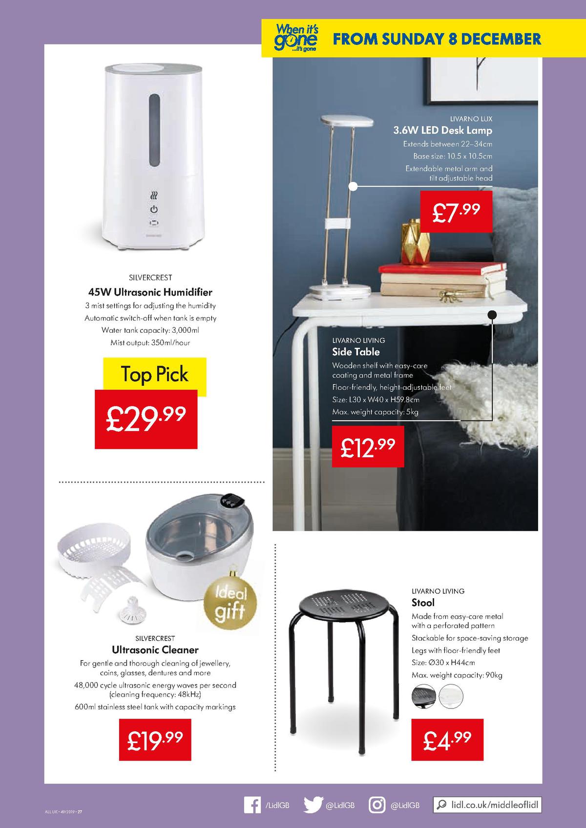 LIDL Offers from 5 December