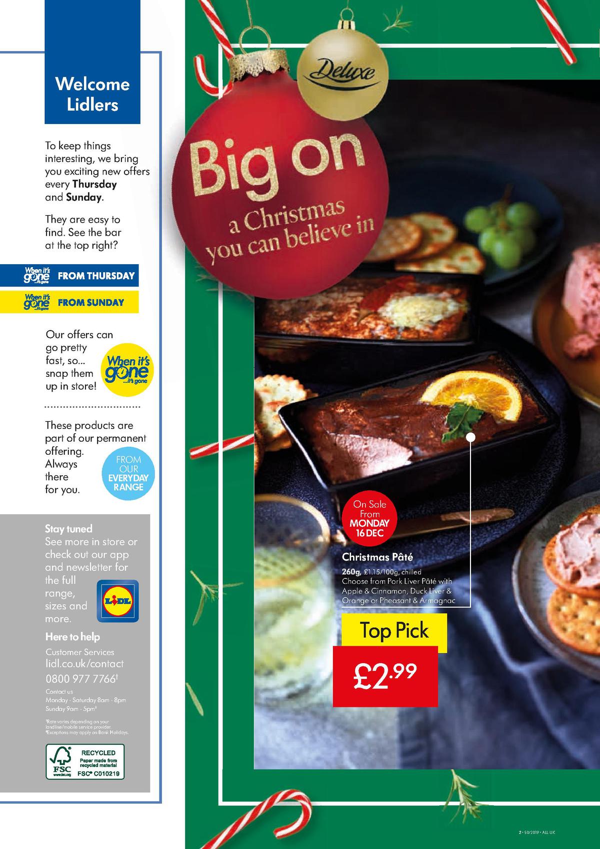 LIDL Offers from 12 December
