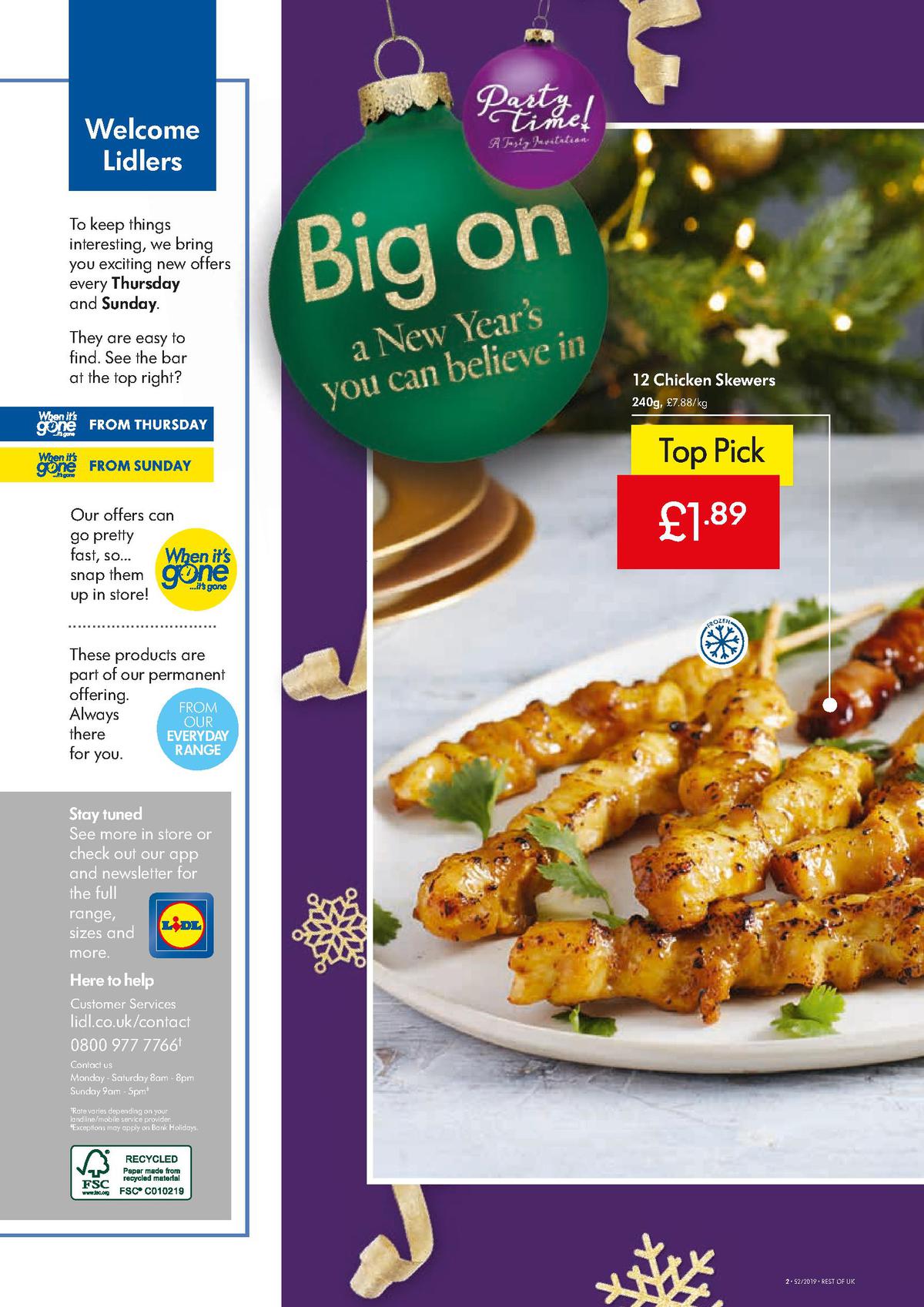 LIDL Offers from 27 December