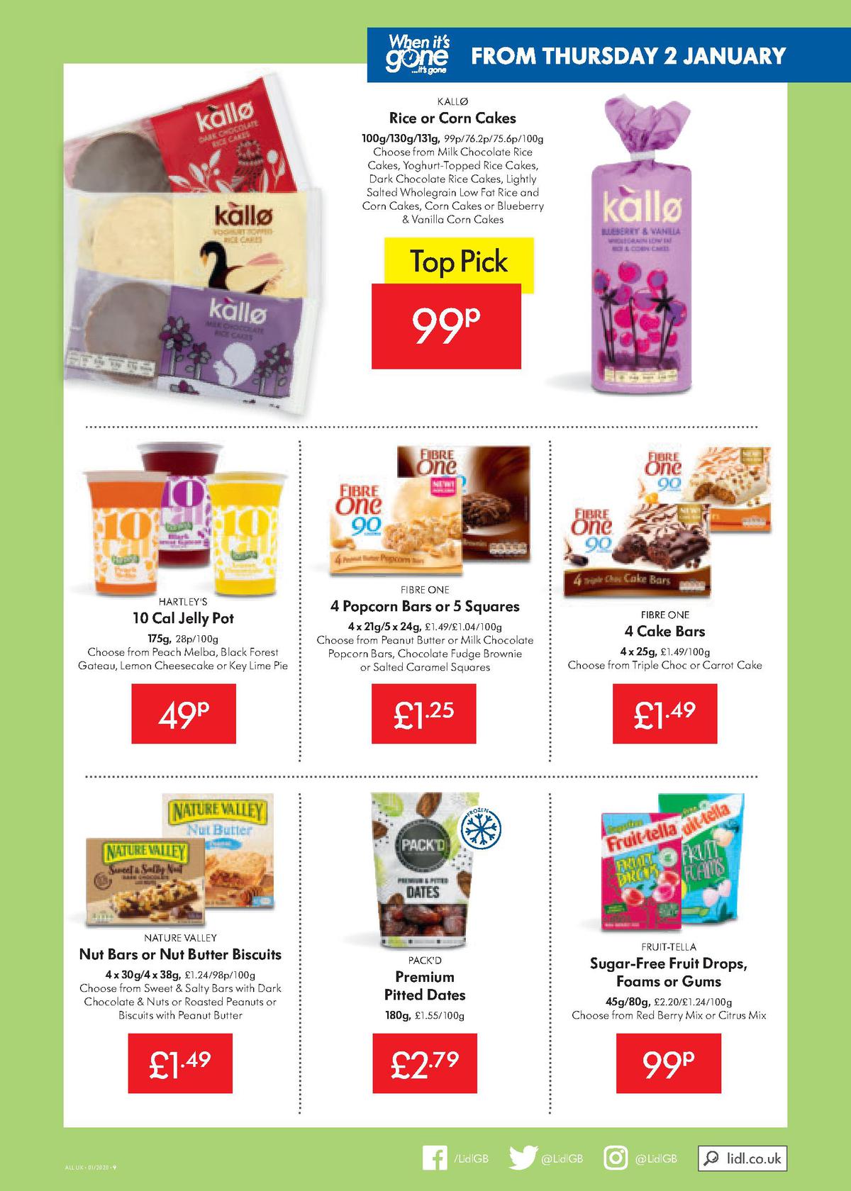LIDL Offers from 2 January
