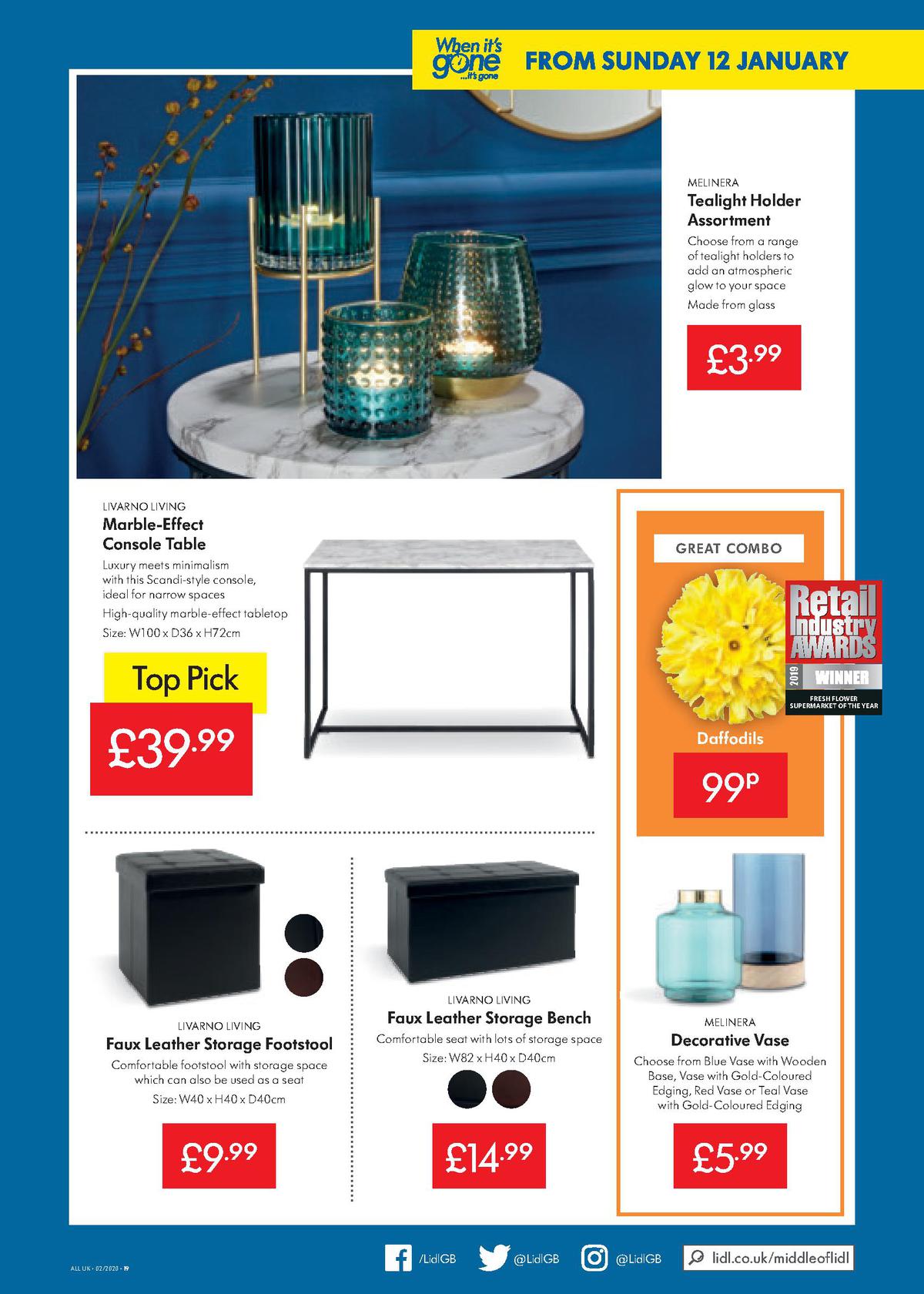 LIDL Offers from 9 January