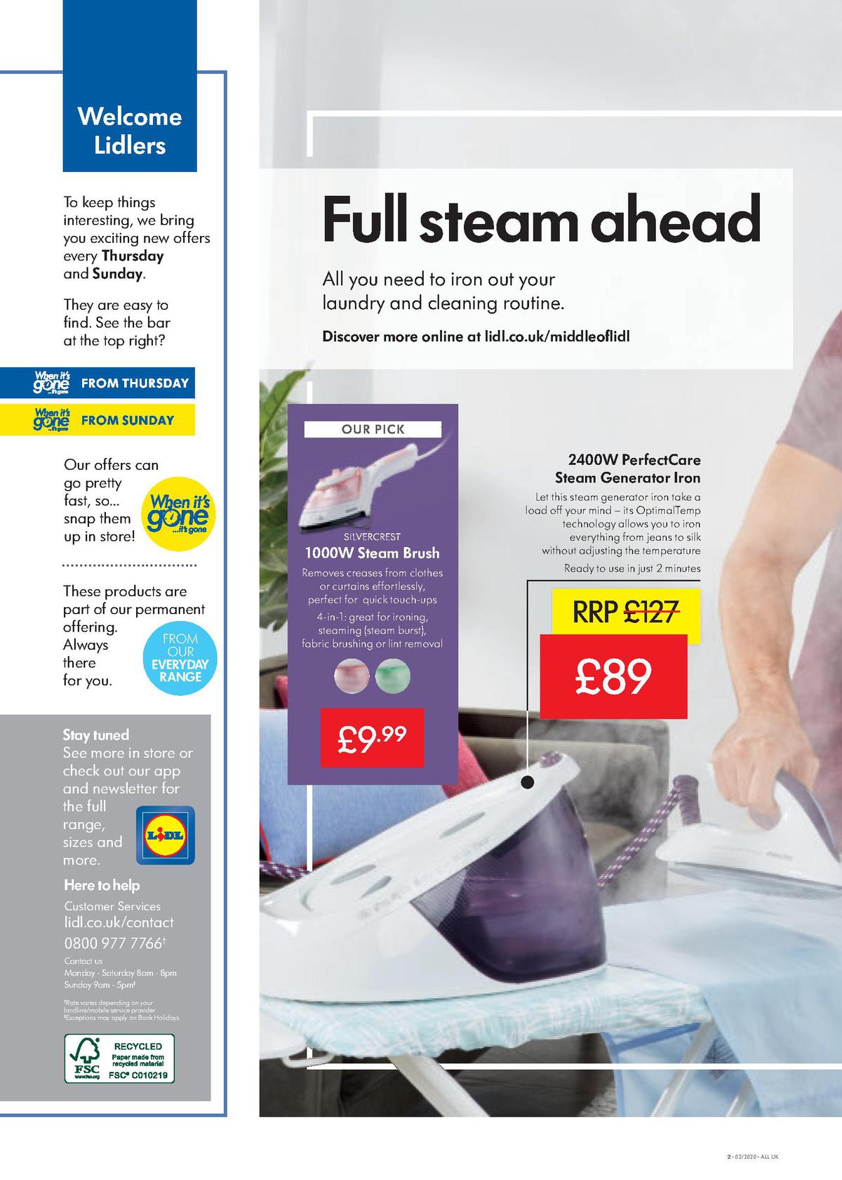 LIDL Offers from 9 January