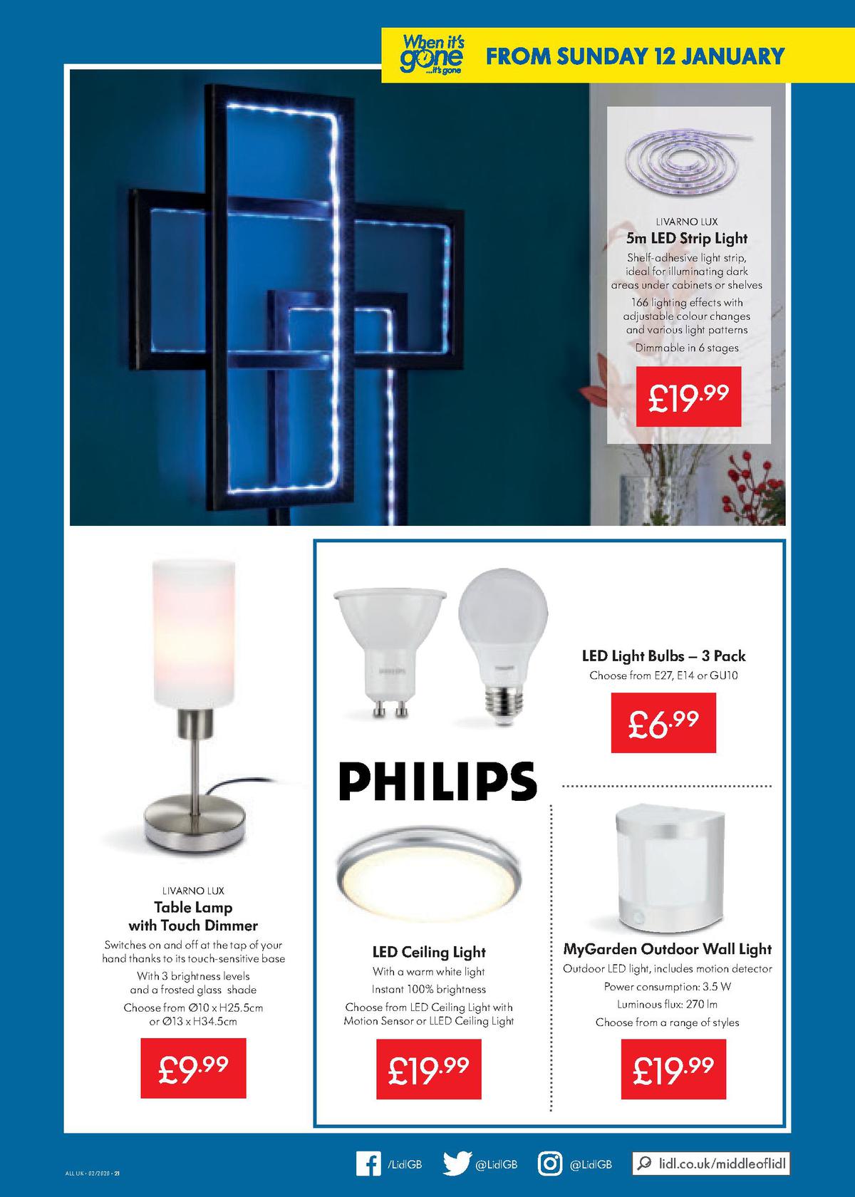 LIDL Offers from 9 January