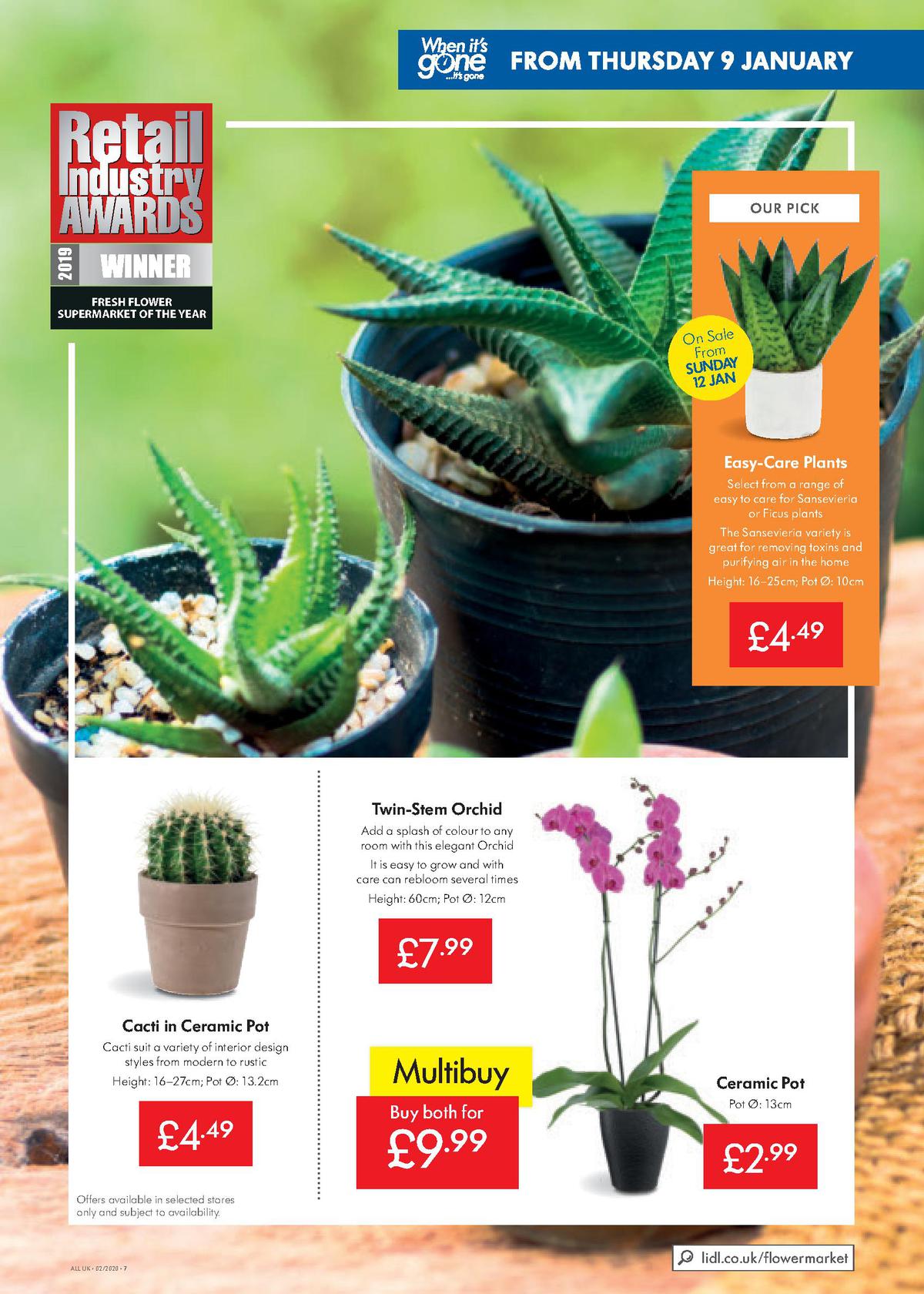 LIDL Offers from 9 January