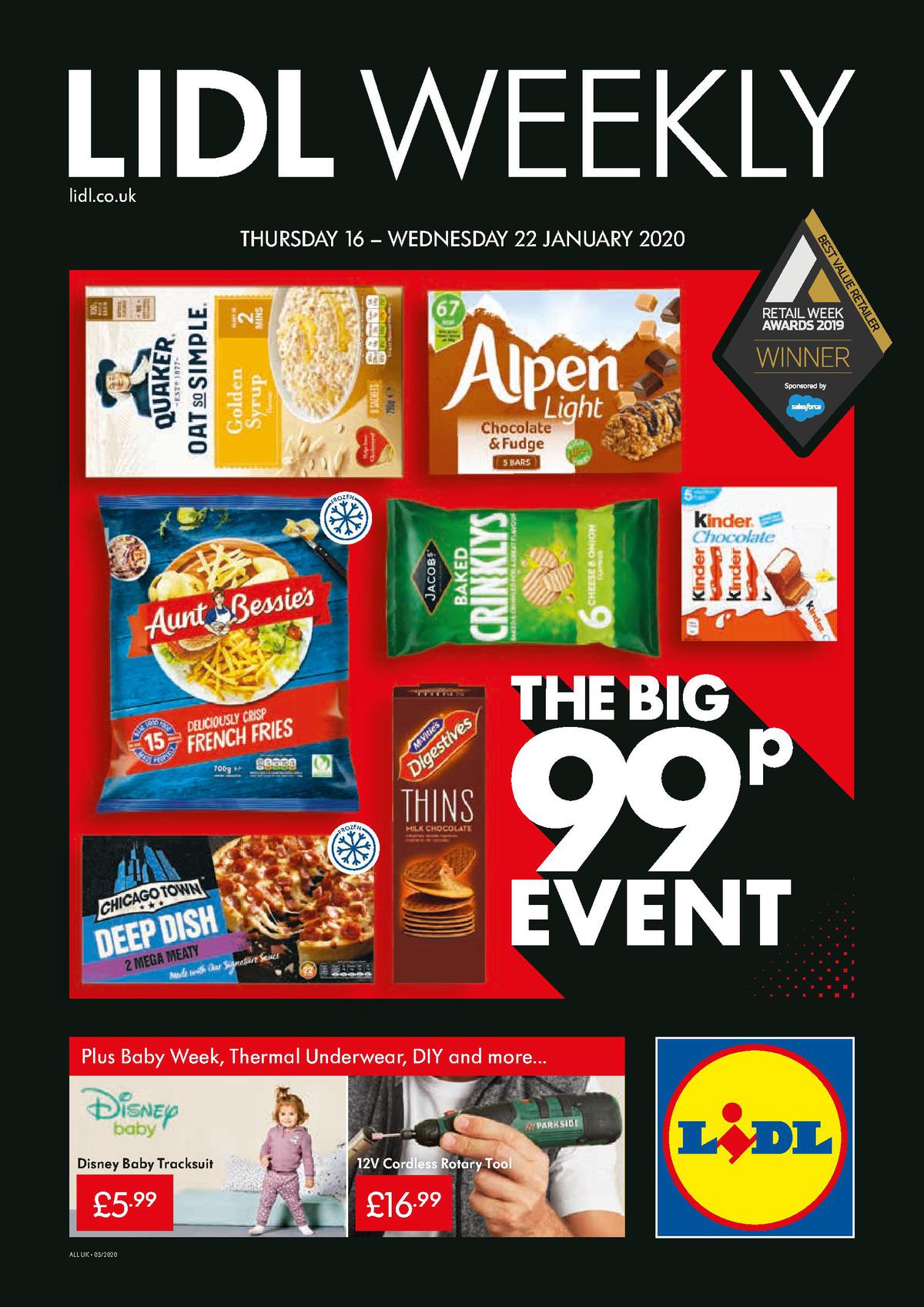 LIDL Offers from 16 January