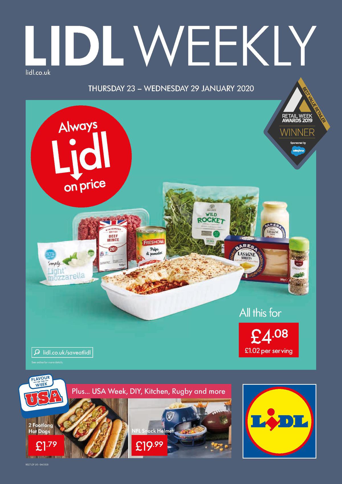 LIDL Offers from 23 January