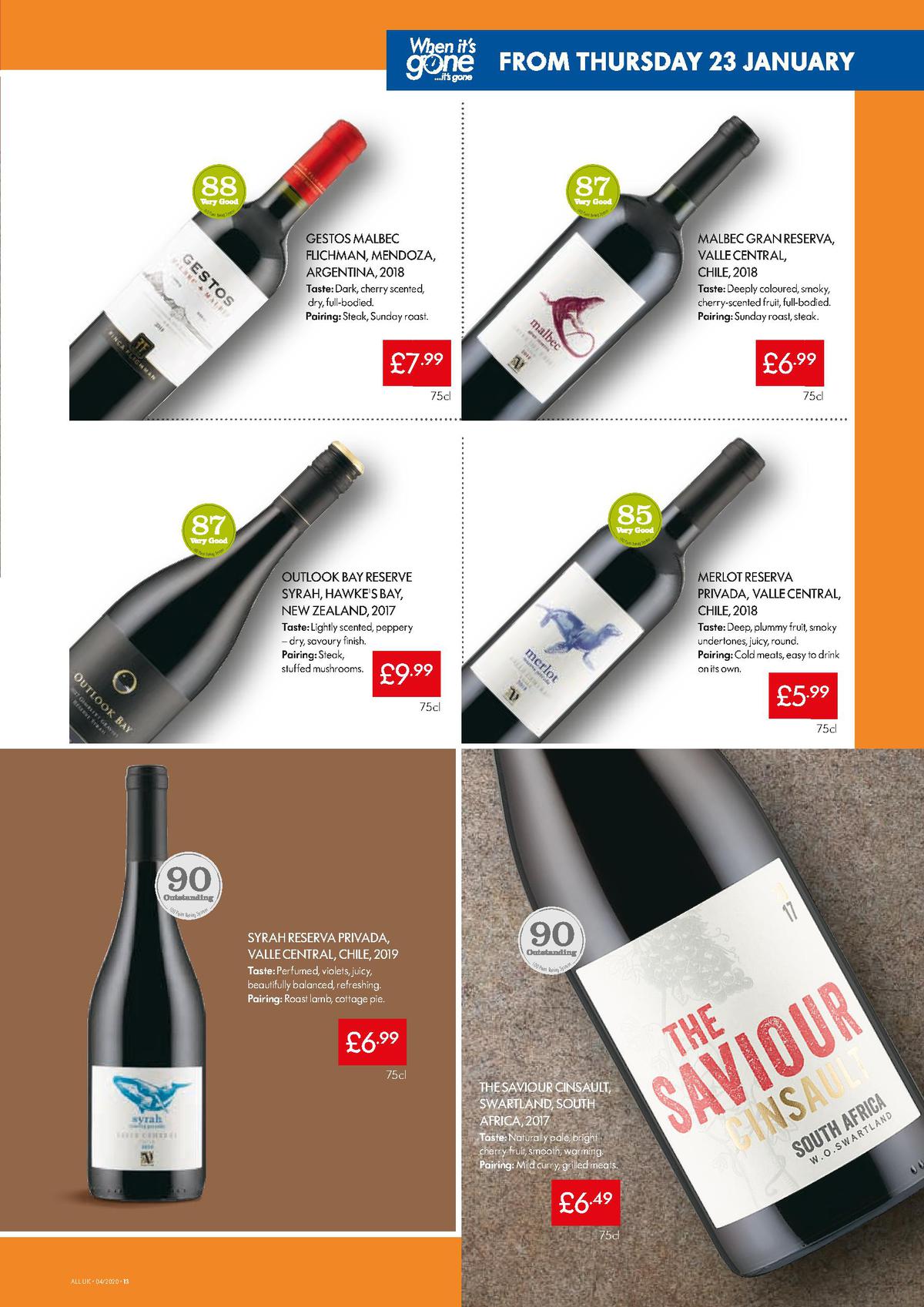 LIDL Offers from 23 January