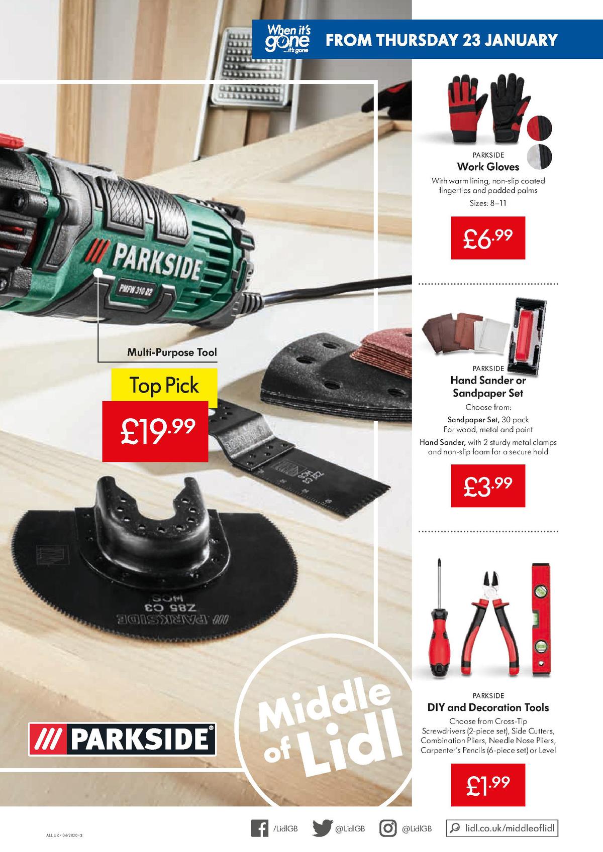 LIDL Offers from 23 January