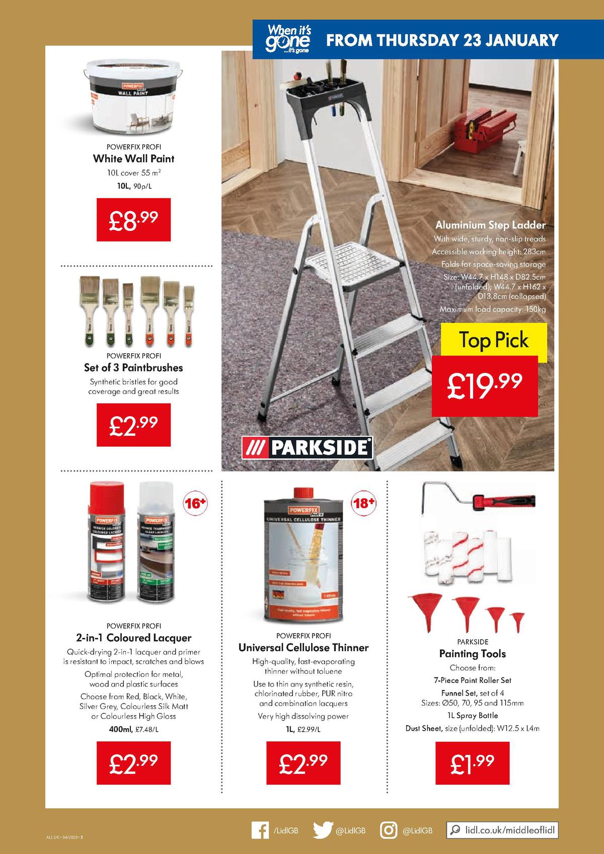 LIDL Offers from 23 January