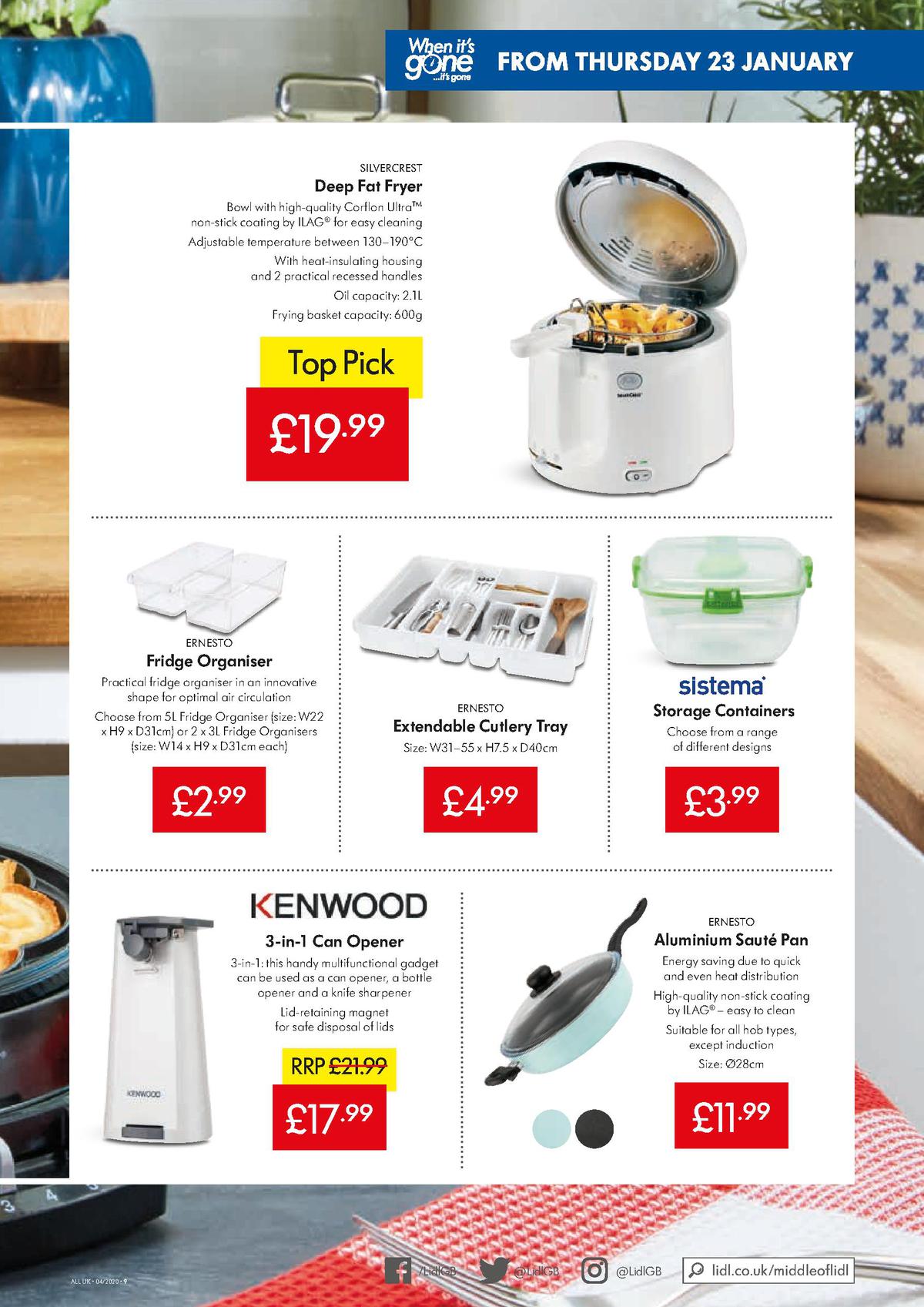 LIDL Offers from 23 January