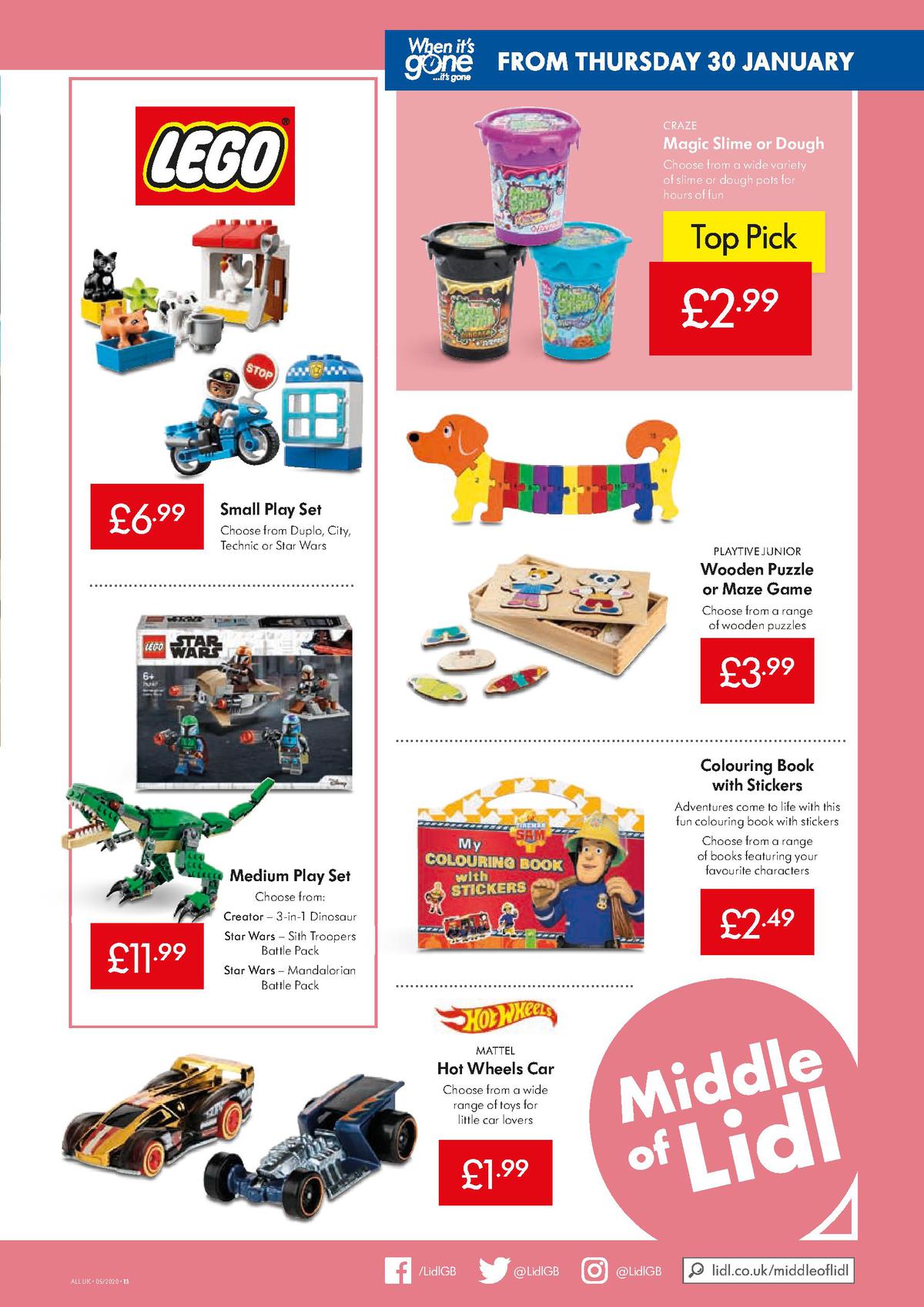 LIDL Offers from 30 January