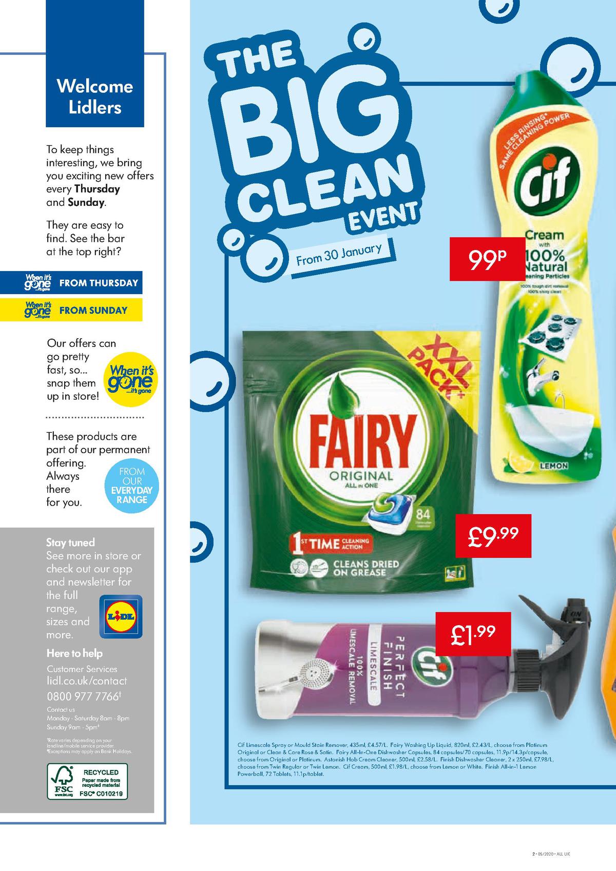 LIDL Offers from 30 January