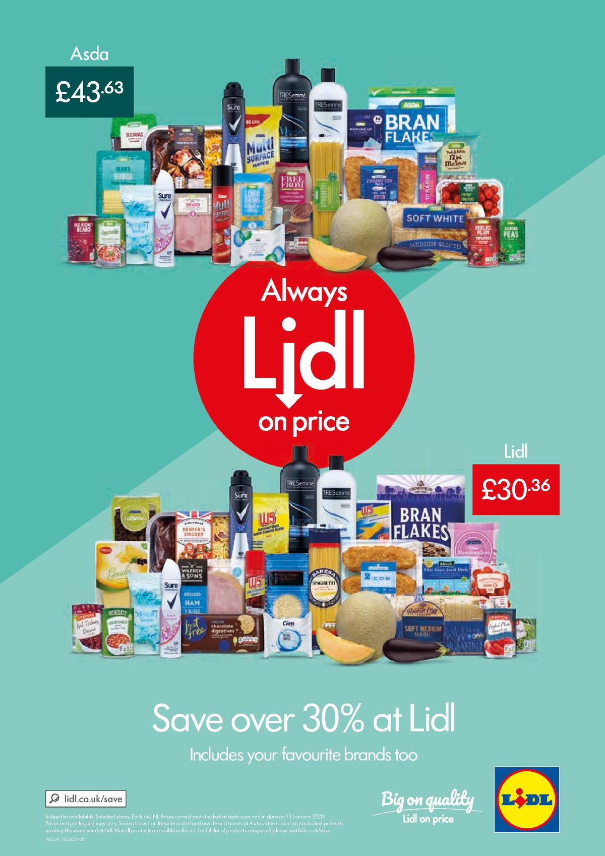 LIDL Offers from 30 January