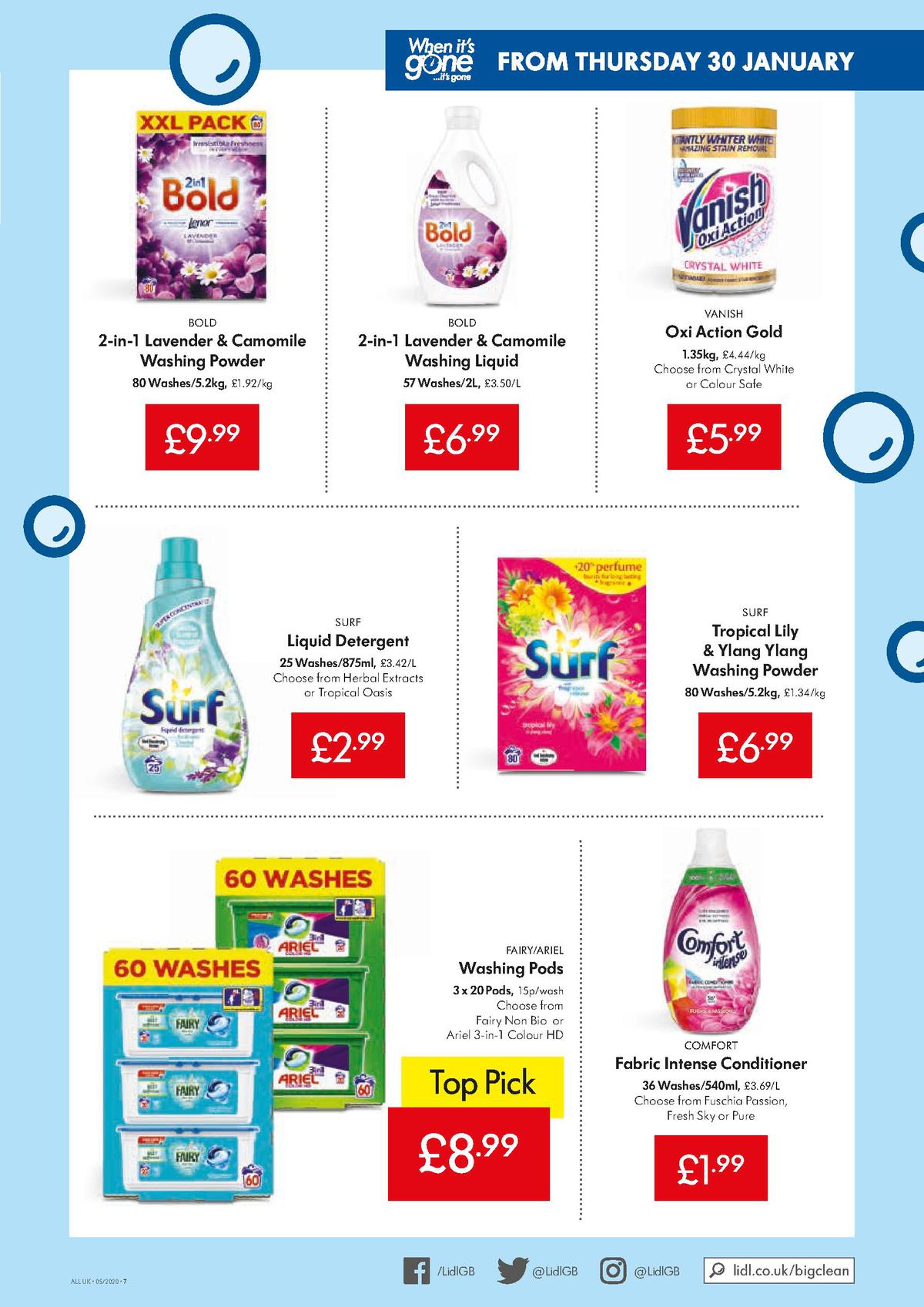 LIDL Offers from 30 January