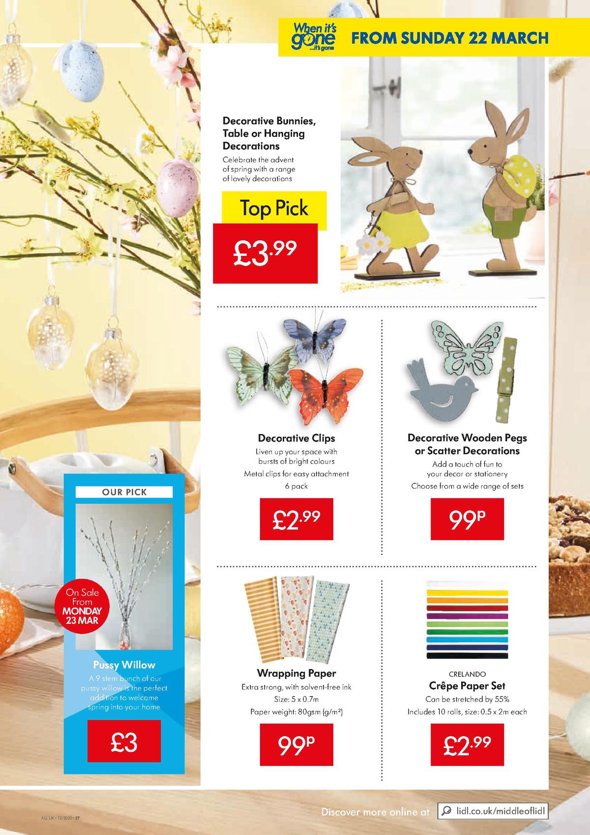 LIDL Offers from 19 March