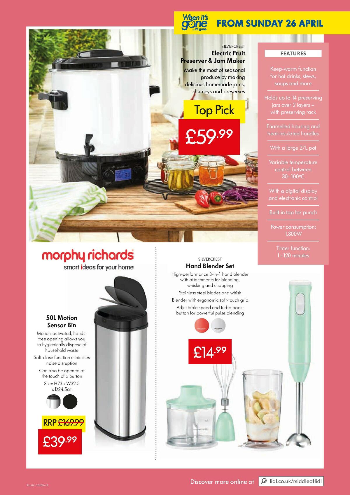 LIDL Offers from 23 April
