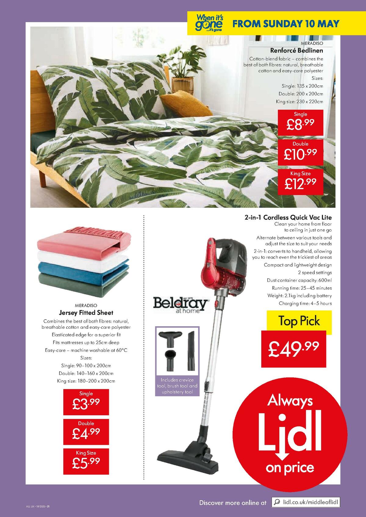 LIDL Offers from 7 May