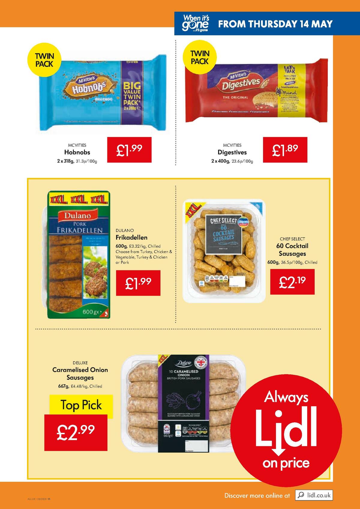 LIDL Offers from 14 May