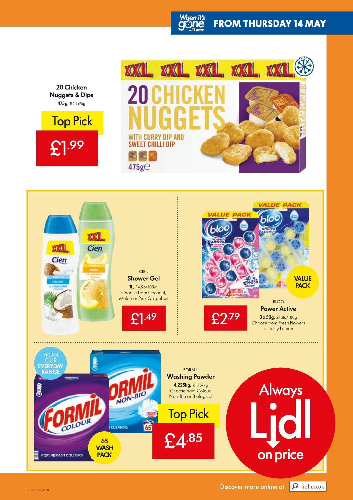 LIDL Offers from 14 May