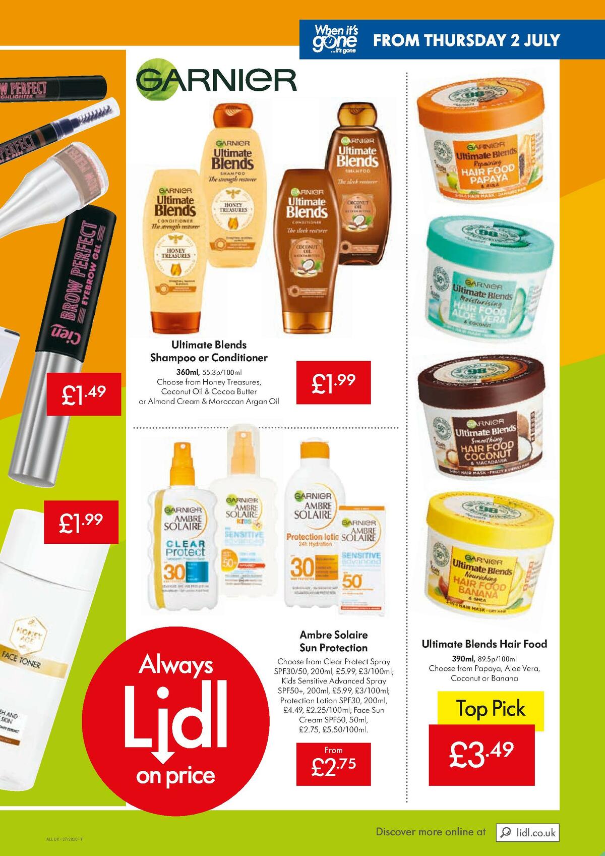 LIDL Offers from 2 July