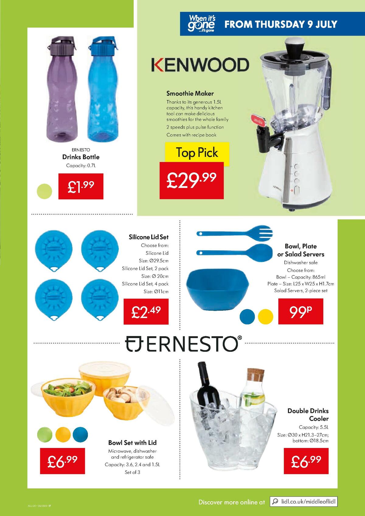 LIDL Offers from 9 July